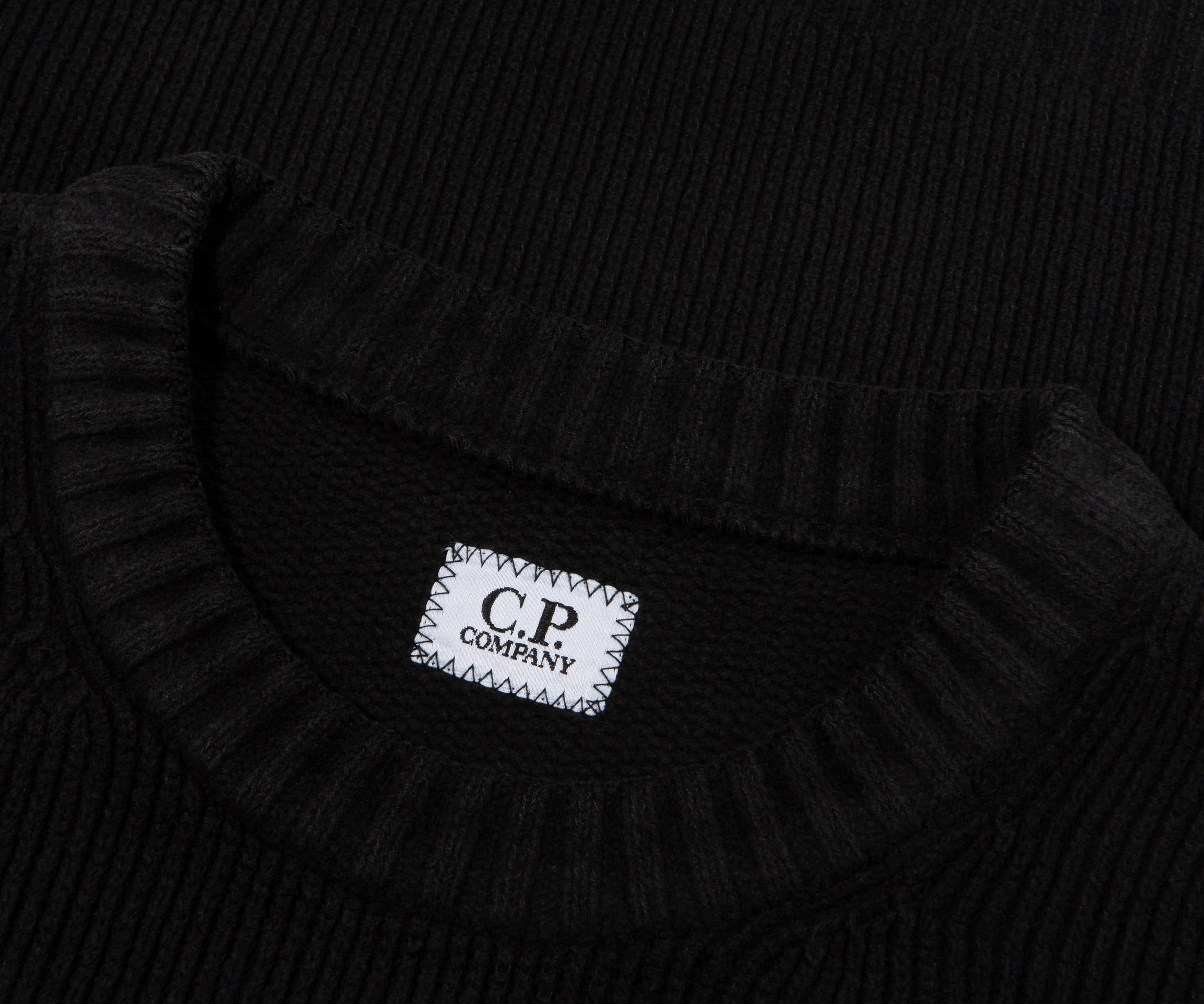 C.P. Company Grey/Brown Knit Crew Neck Sweater - Image 4