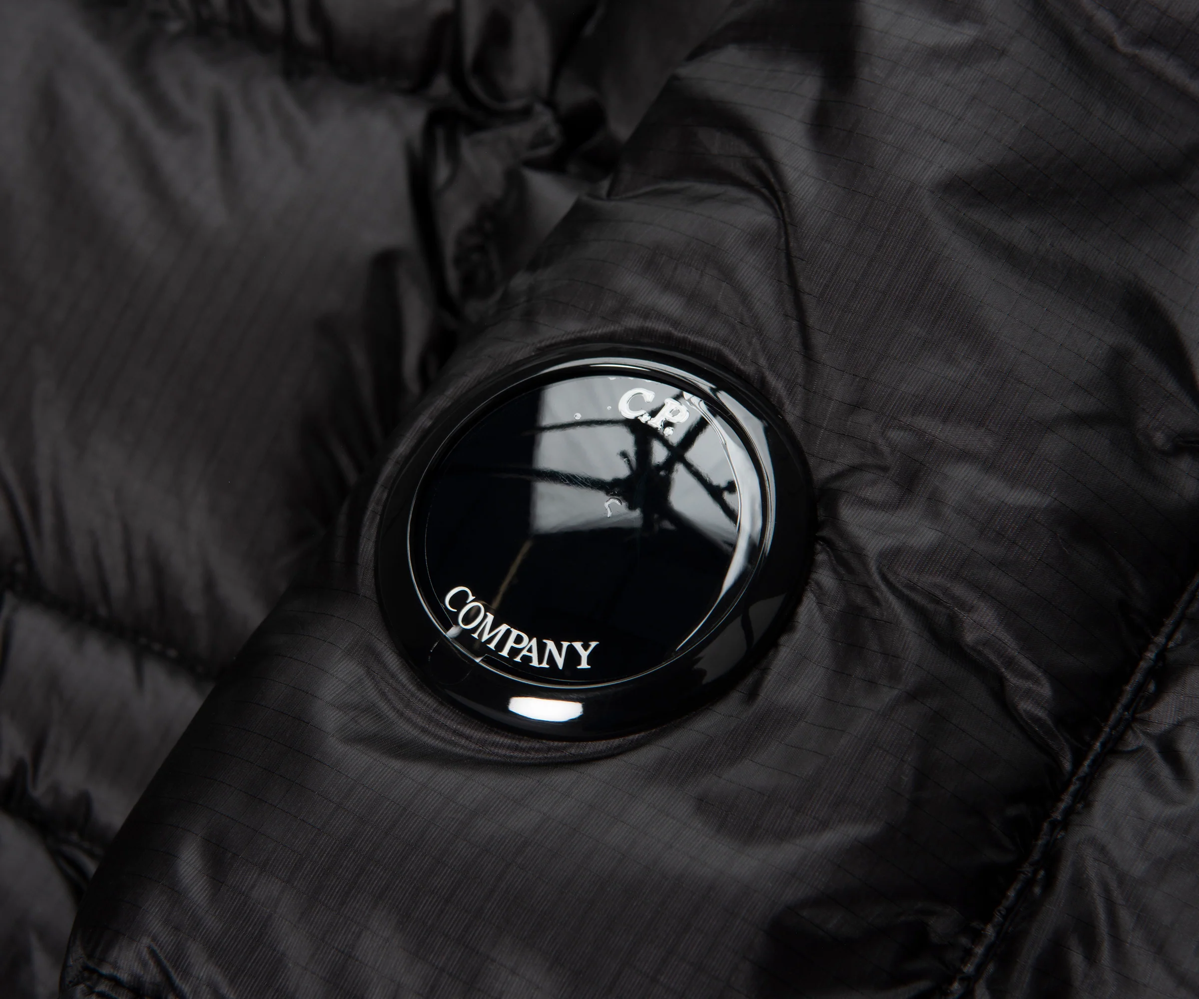 C.P. Company Black DD Shell Hooded Down Puffer Jacket - Image 2