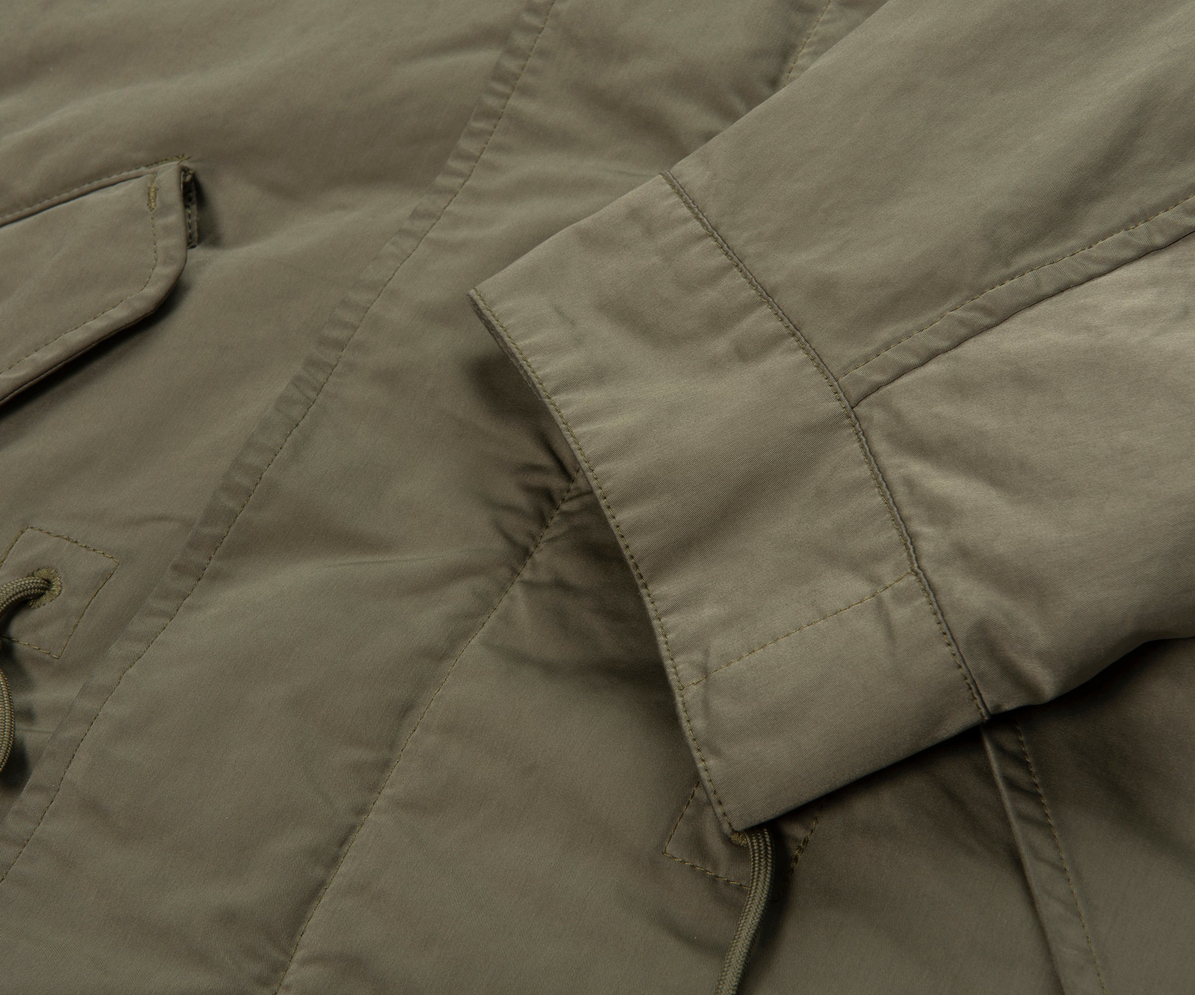 C.P. Company Green Twill Hooded Parka - Image 5