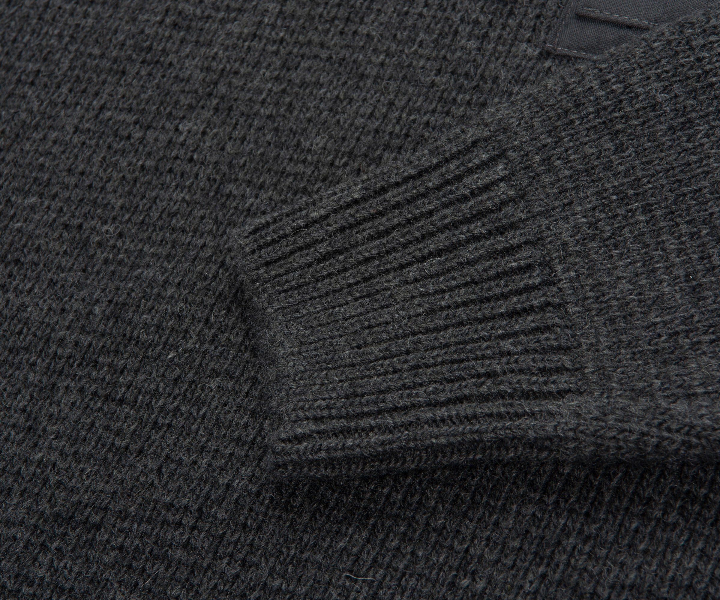 C.P. Company Grey Chest Pocket Knitted Sweater - Image 4