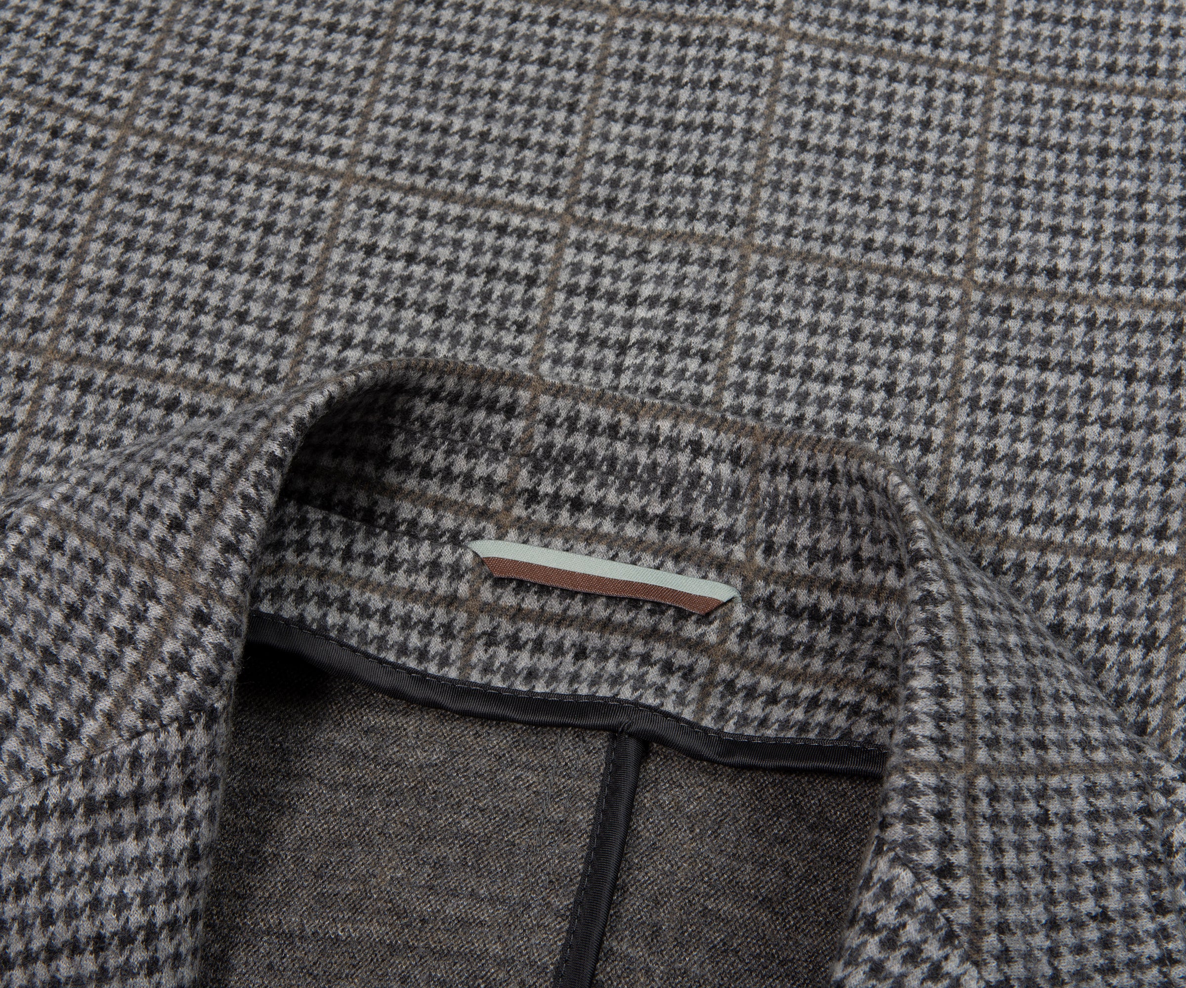 Canali Grey Impeccable Checked Soft Wool Blazer Jacket - Image 2