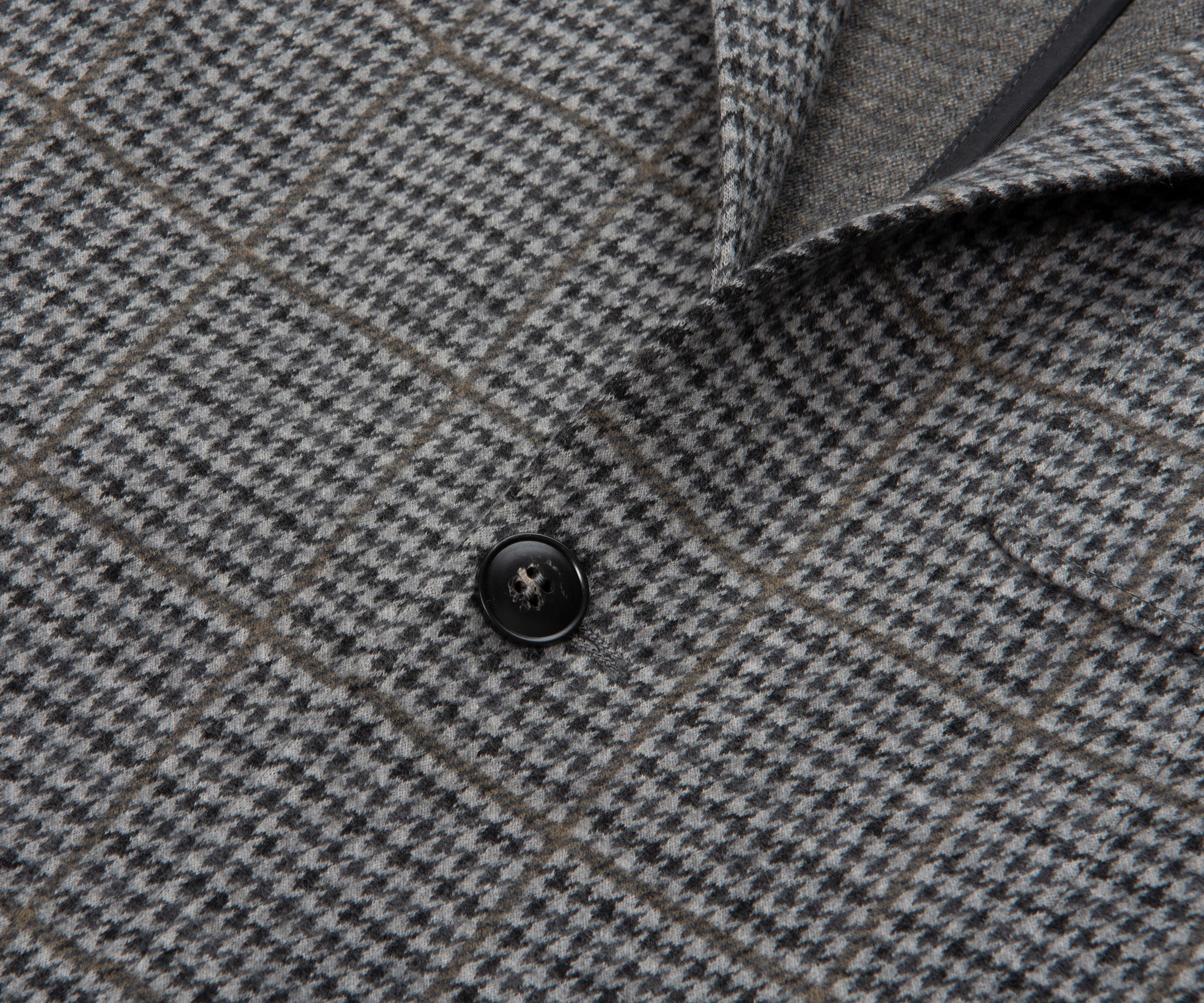 Canali Grey Impeccable Checked Soft Wool Blazer Jacket - Image 3