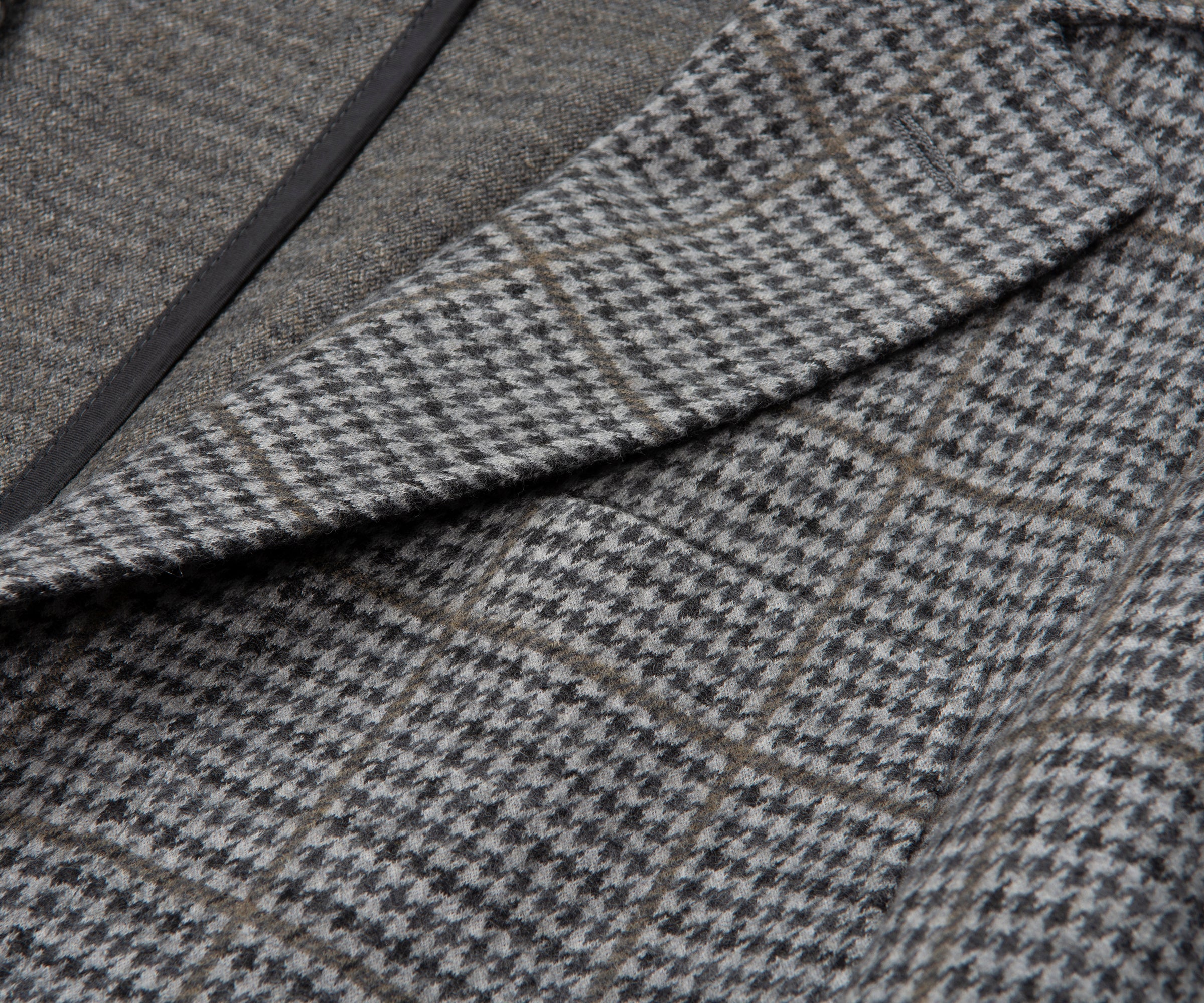 Canali Grey Impeccable Checked Soft Wool Blazer Jacket - Image 5