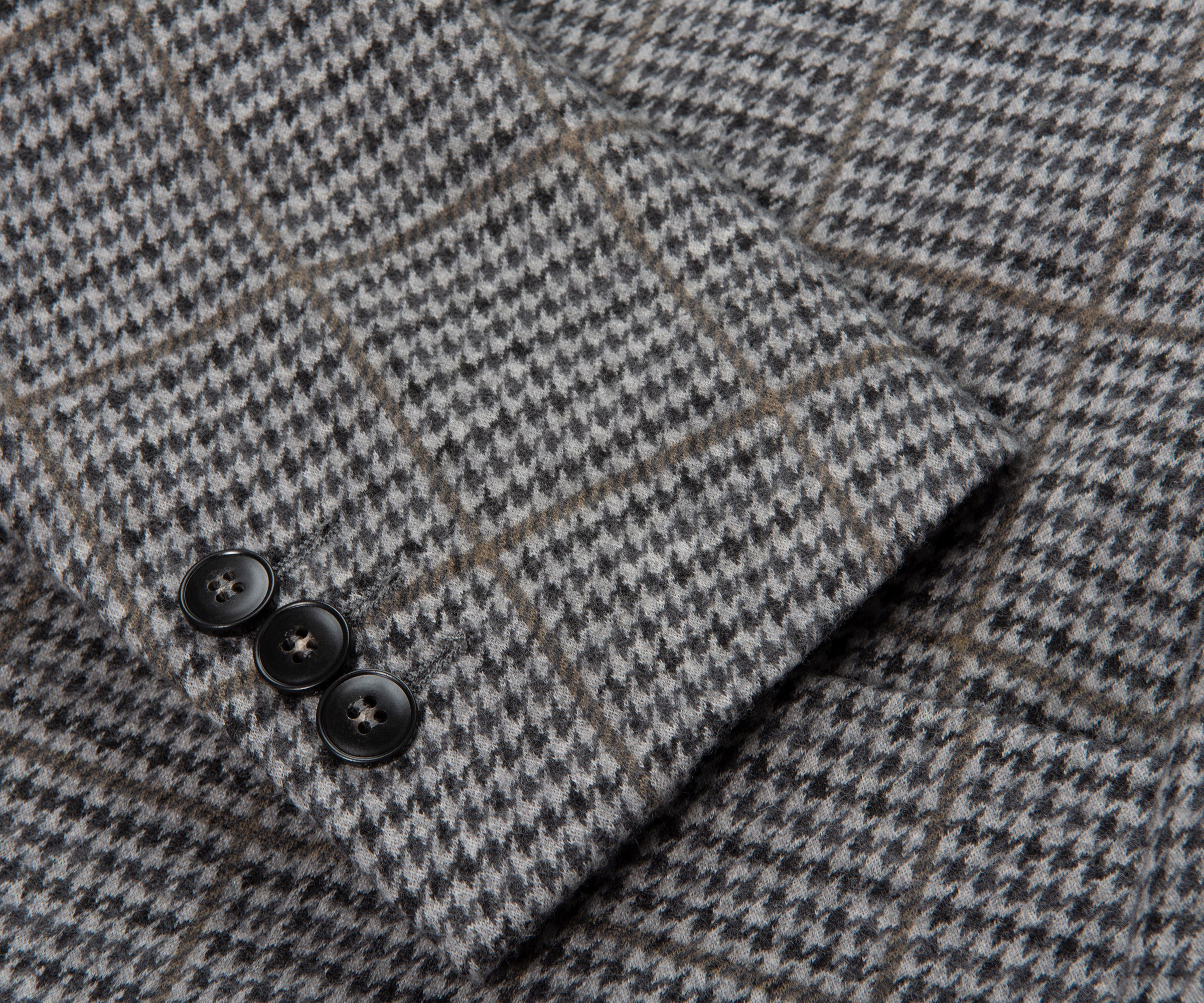 Canali Grey Impeccable Checked Soft Wool Blazer Jacket - Image 6