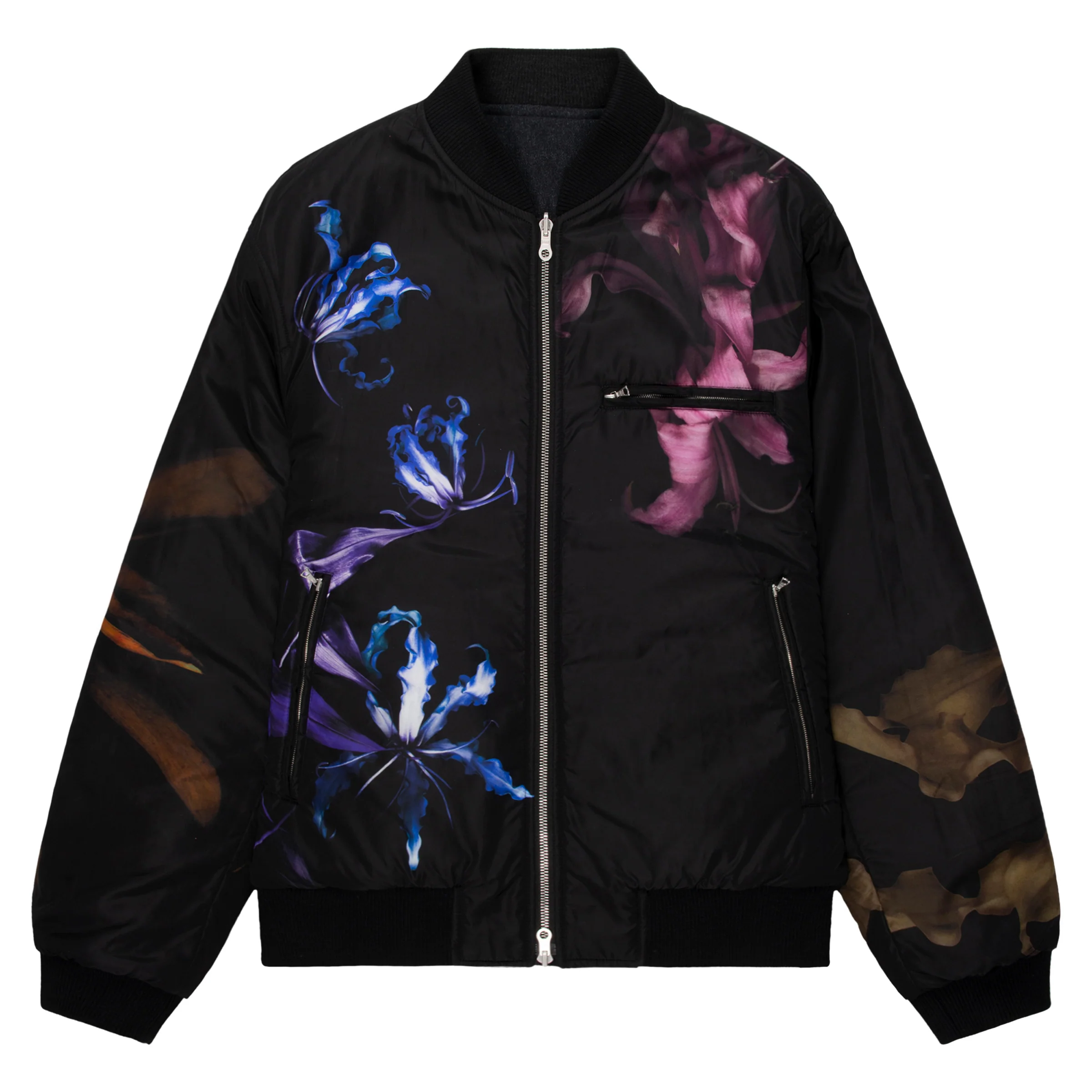 Dries Van Noten Black Vorries reversible Bomber Jacket - Image 2