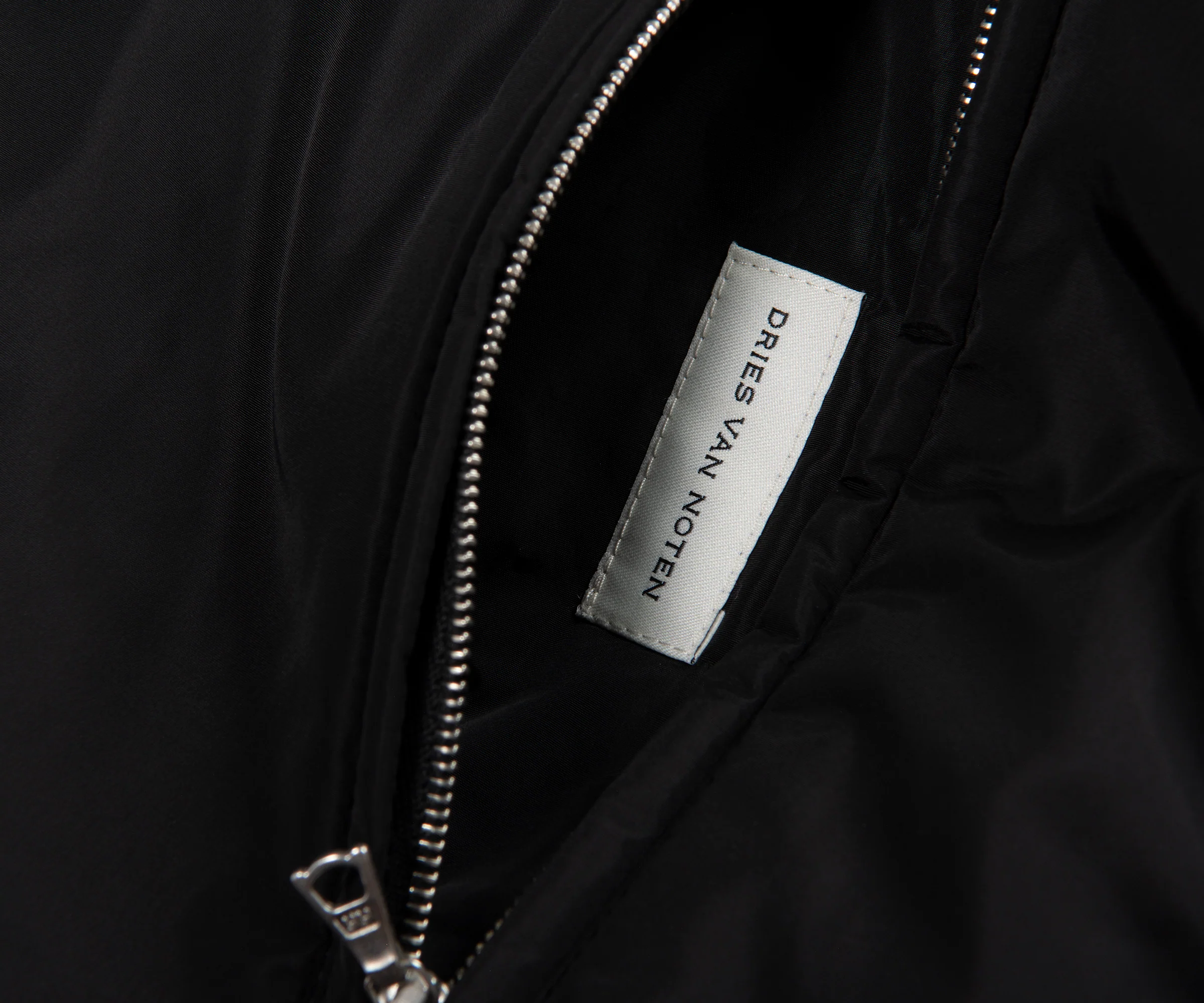 Dries Van Noten Black Vorries reversible Bomber Jacket - Image 5