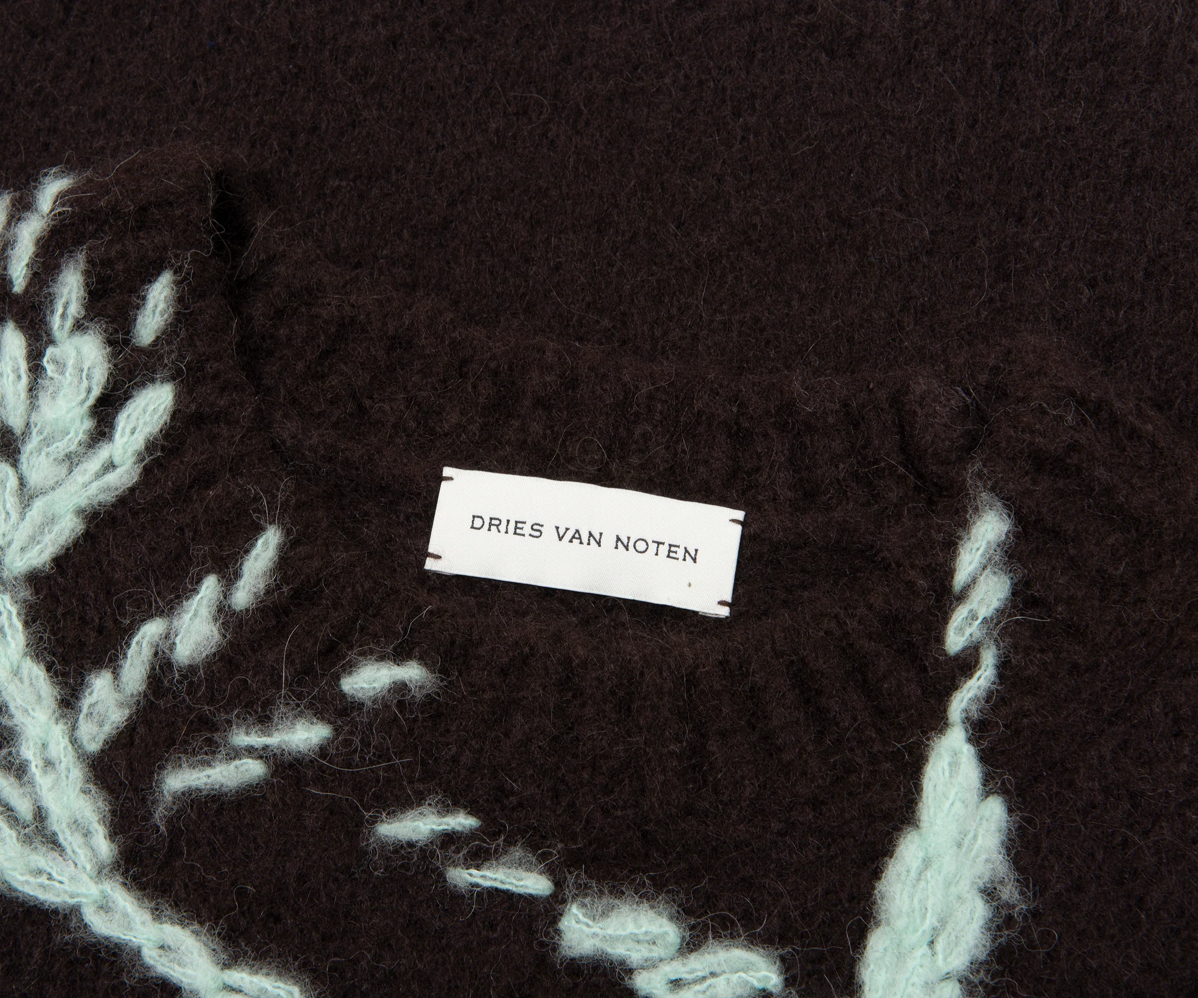 Dries Van Noten Brown Mouche Knitwear - Image 4