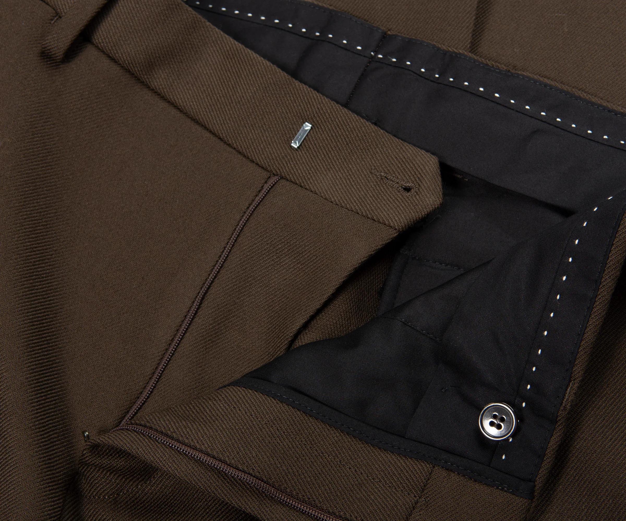 Dries Van Noten Brown Trousers - Image 2