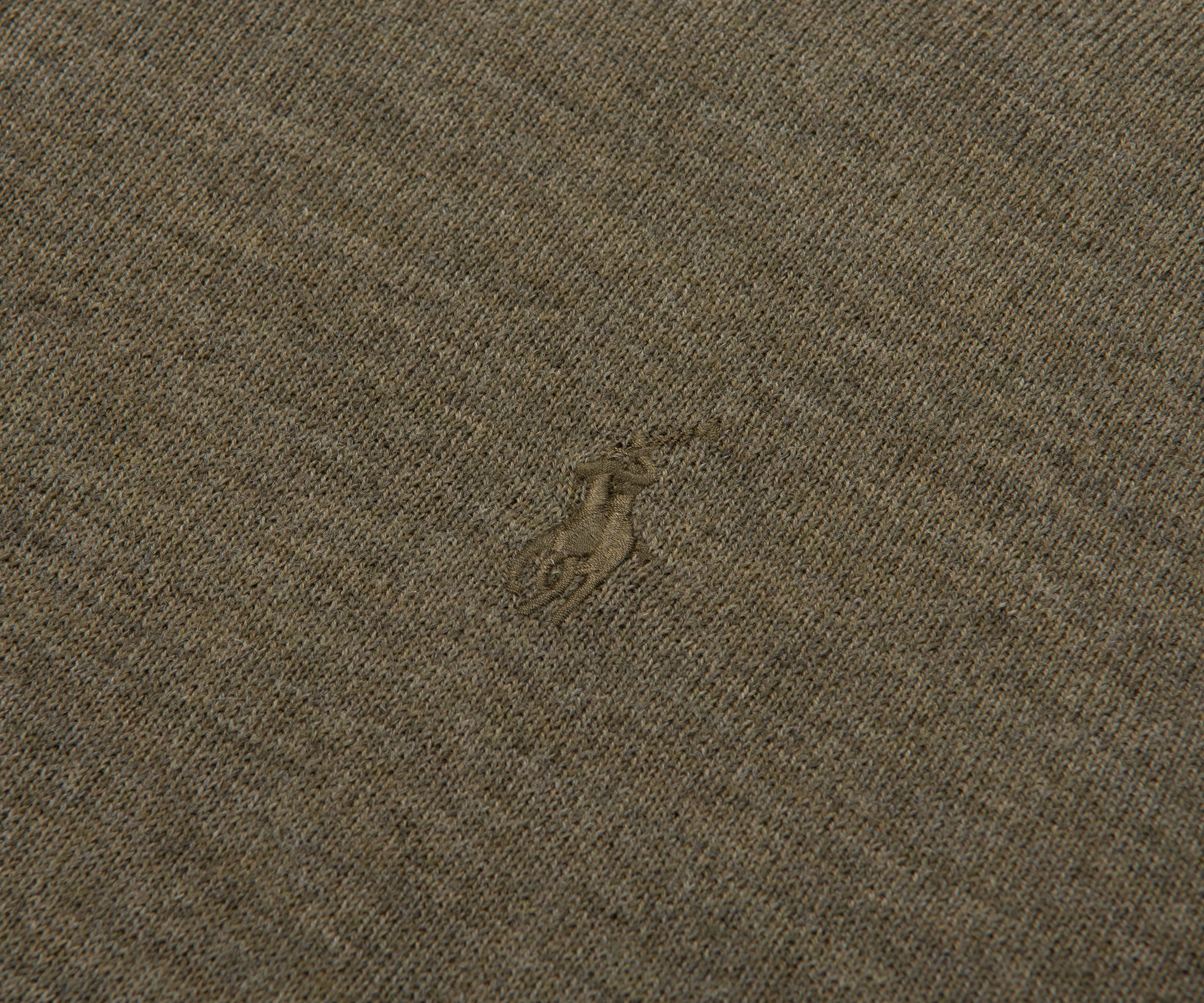 Ralph Lauren Green Merino Wool L/S Polo - Image 4