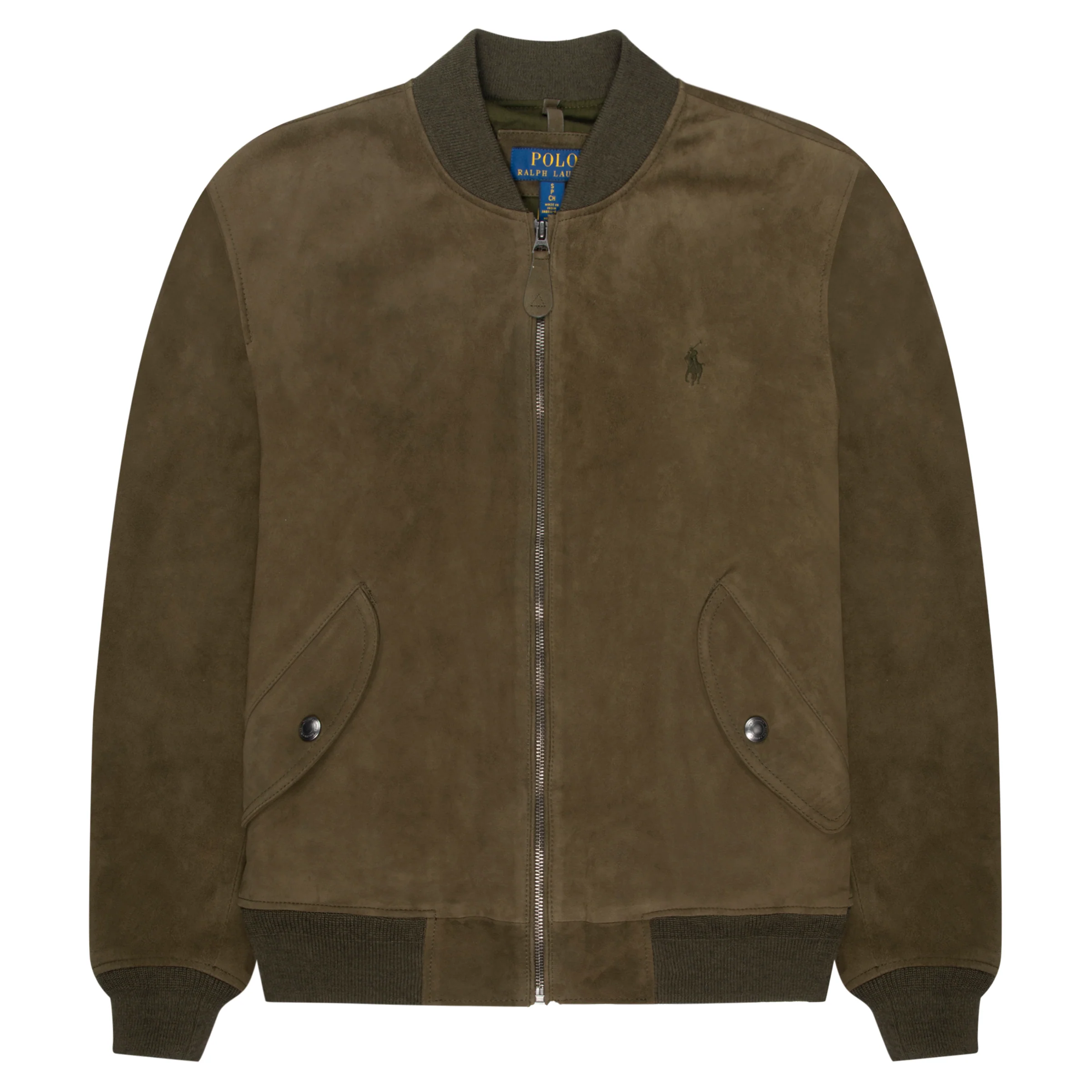 Ralph Lauren Green Suede Jacket