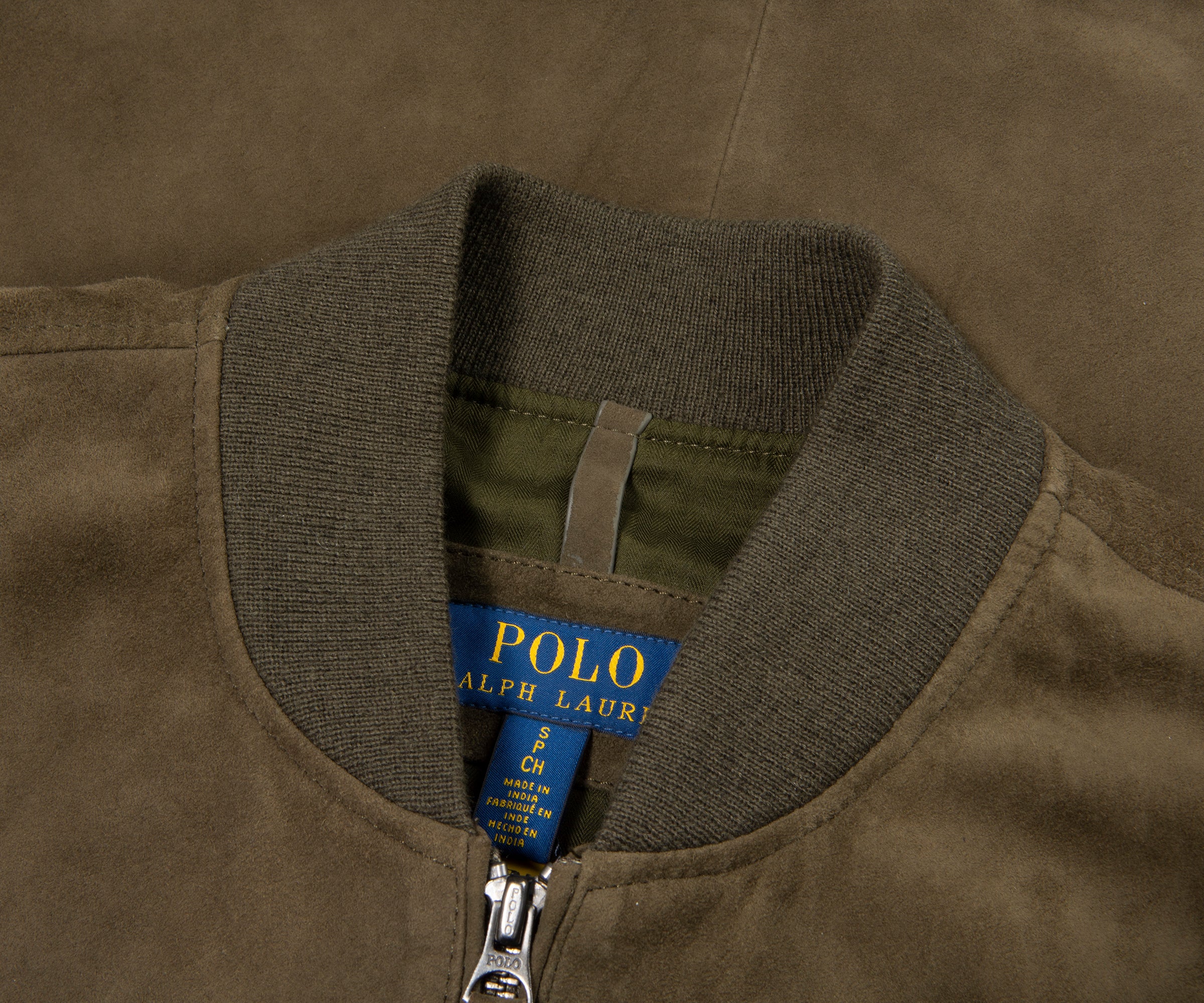 Ralph Lauren Green Suede Jacket - Image 2