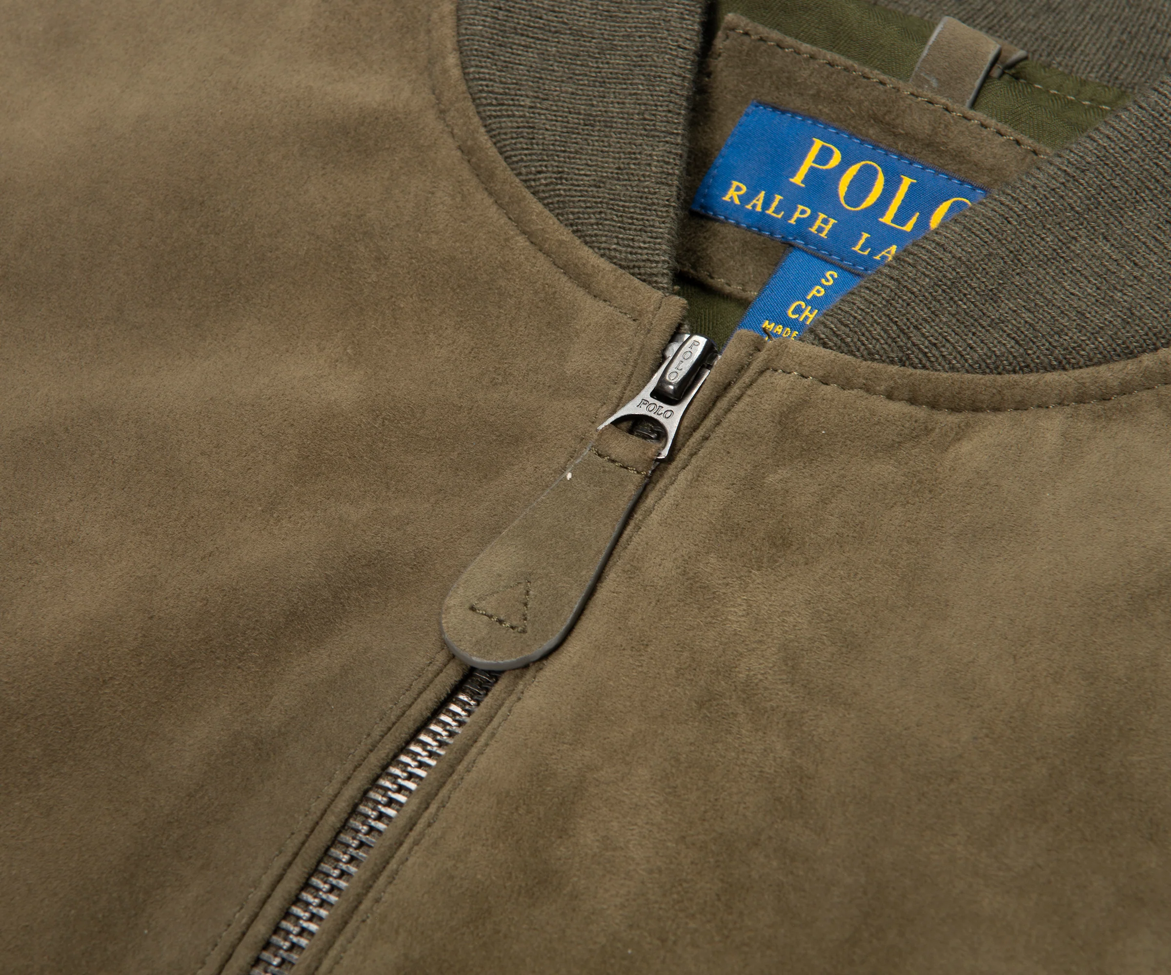 Ralph Lauren Green Suede Jacket - Image 3