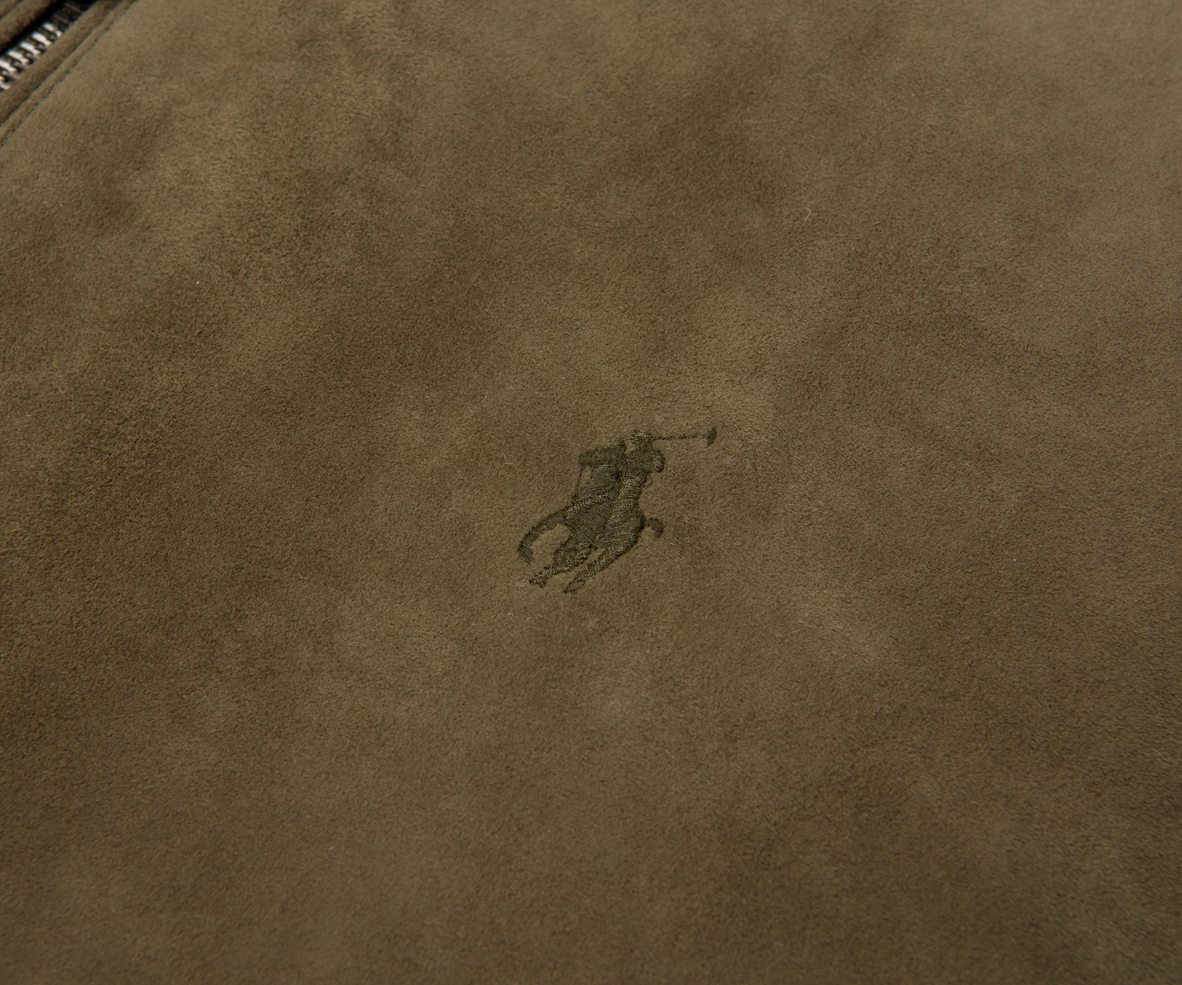 Ralph Lauren Green Suede Jacket - Image 4