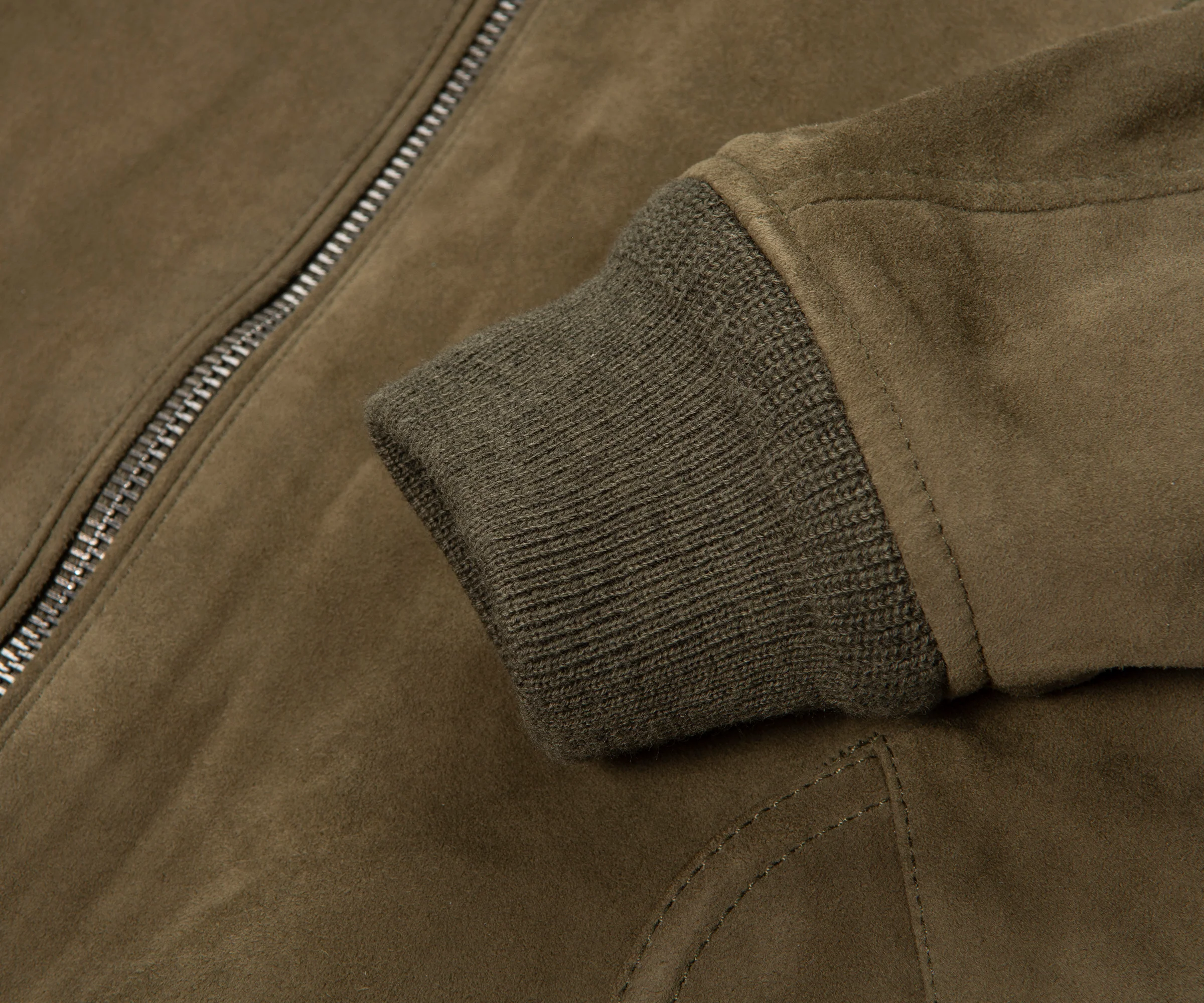 Ralph Lauren Green Suede Jacket - Image 6