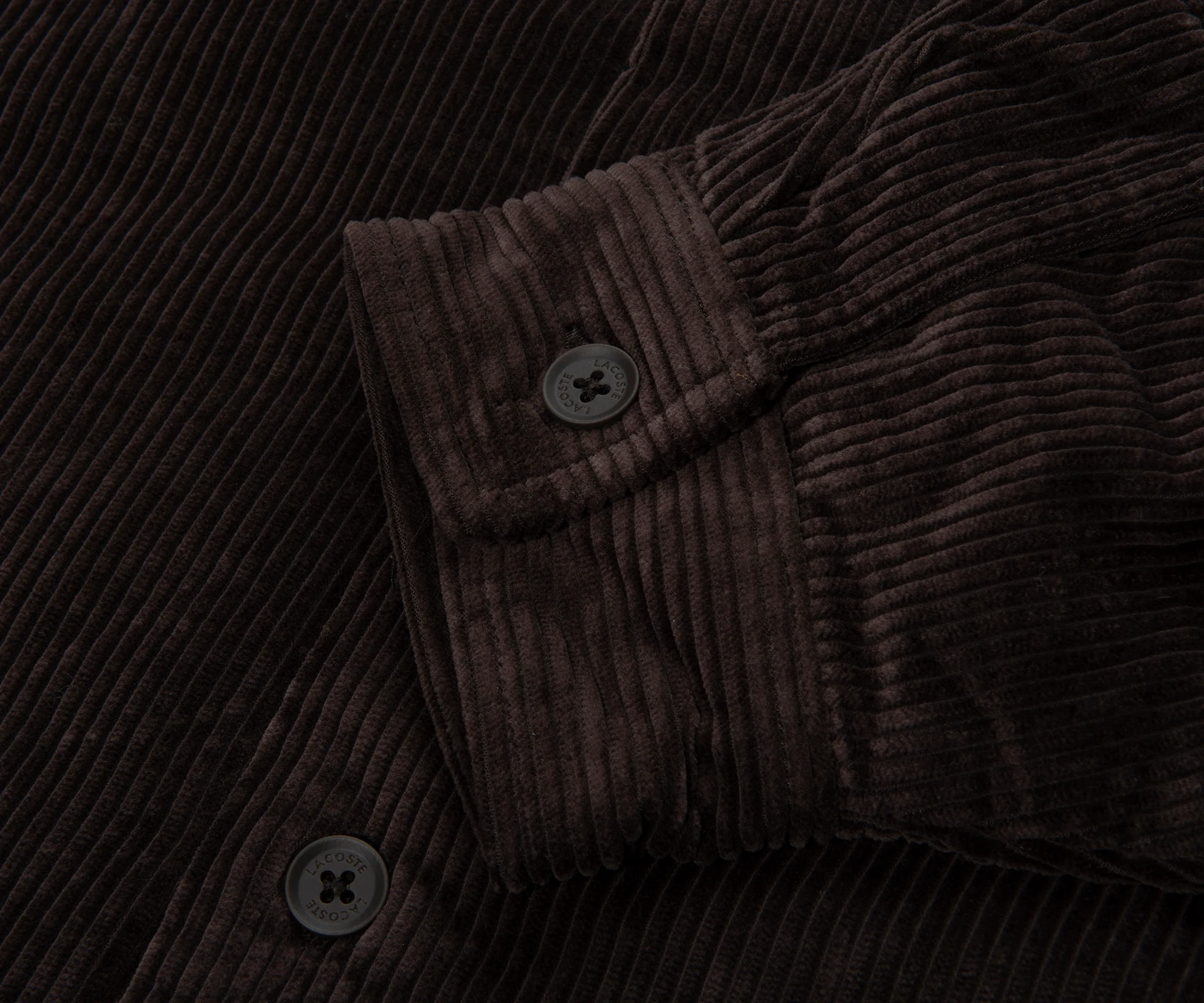 Lacoste Brown Cord Overshirt - Image 6