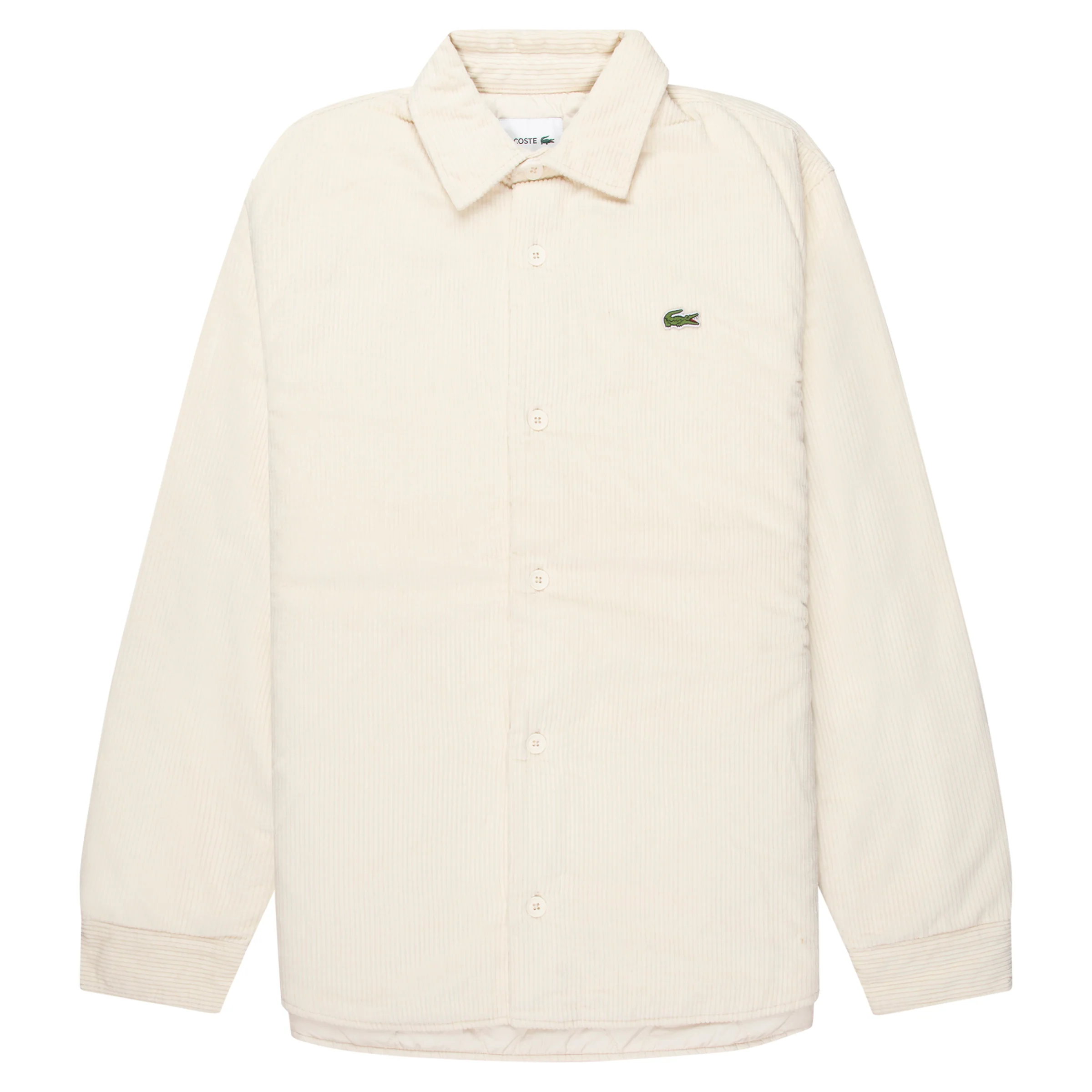 Lacoste Cream Cord Overshirt