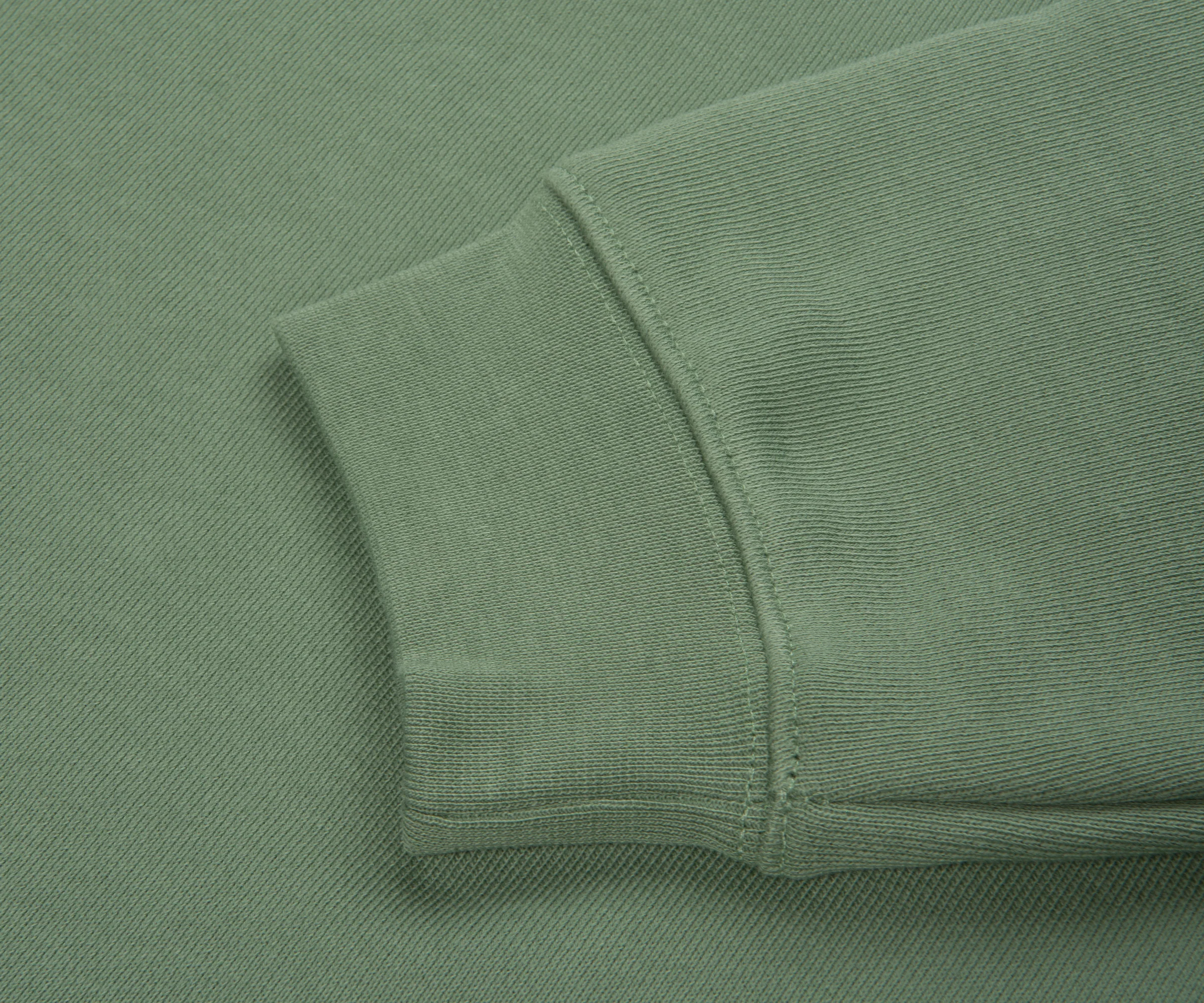Lacoste Green Heavy Fleece Zipper Neck 1/4 Zip - Image 4