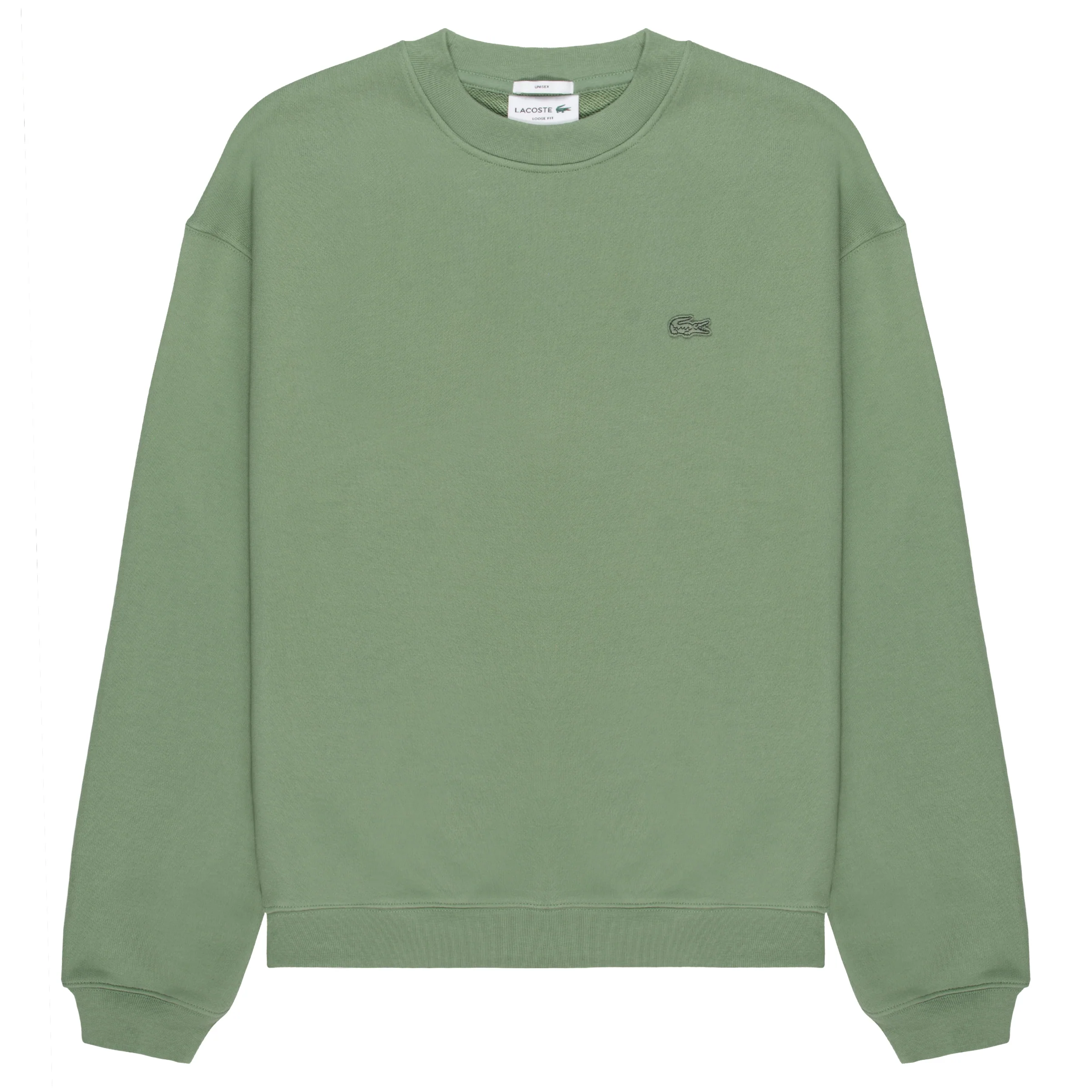 Lacoste Green Loose Fit Heavy Fleece Sweatshirt