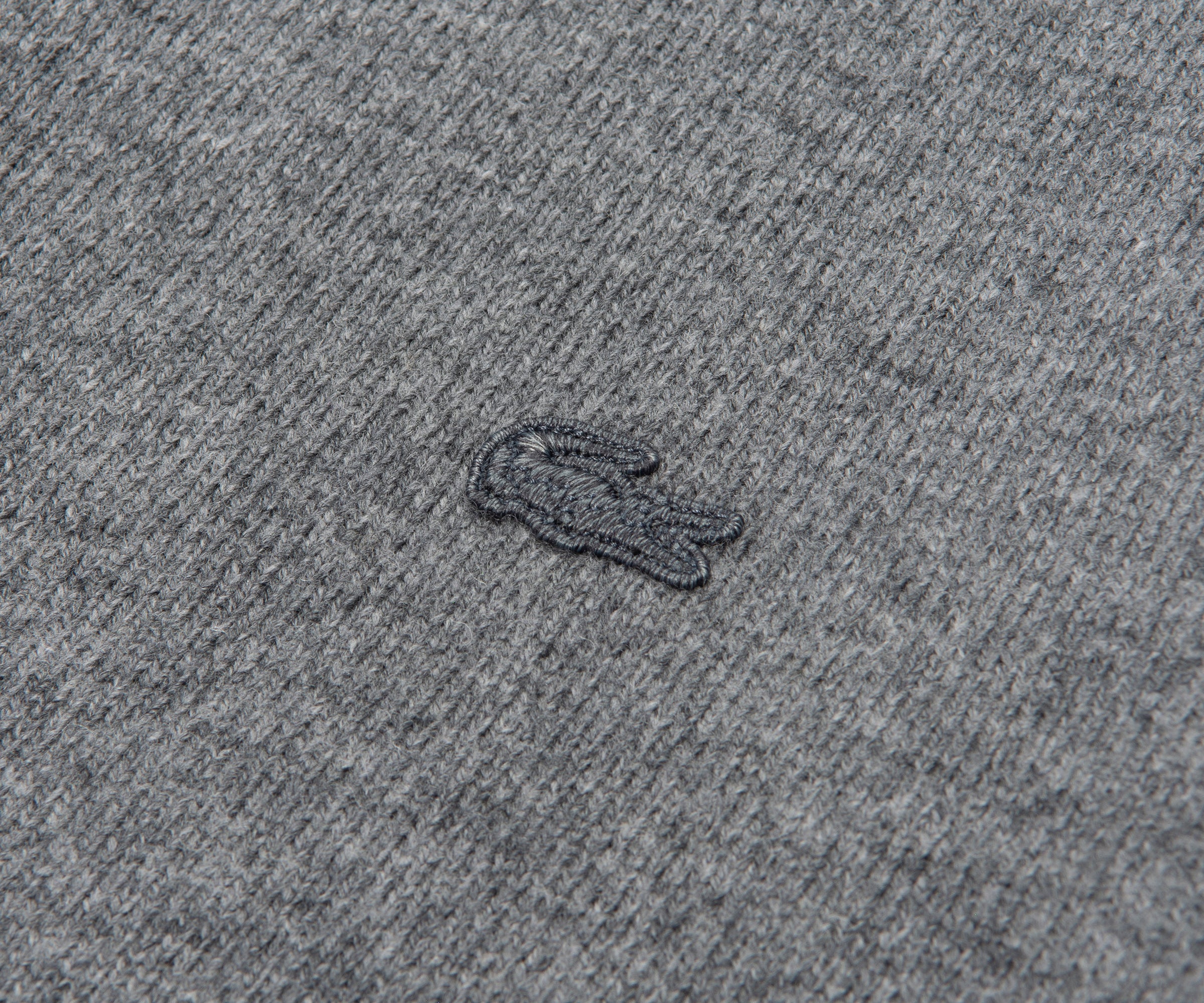 Lacoste Grey Heavy Bomber Jacket - Image 4