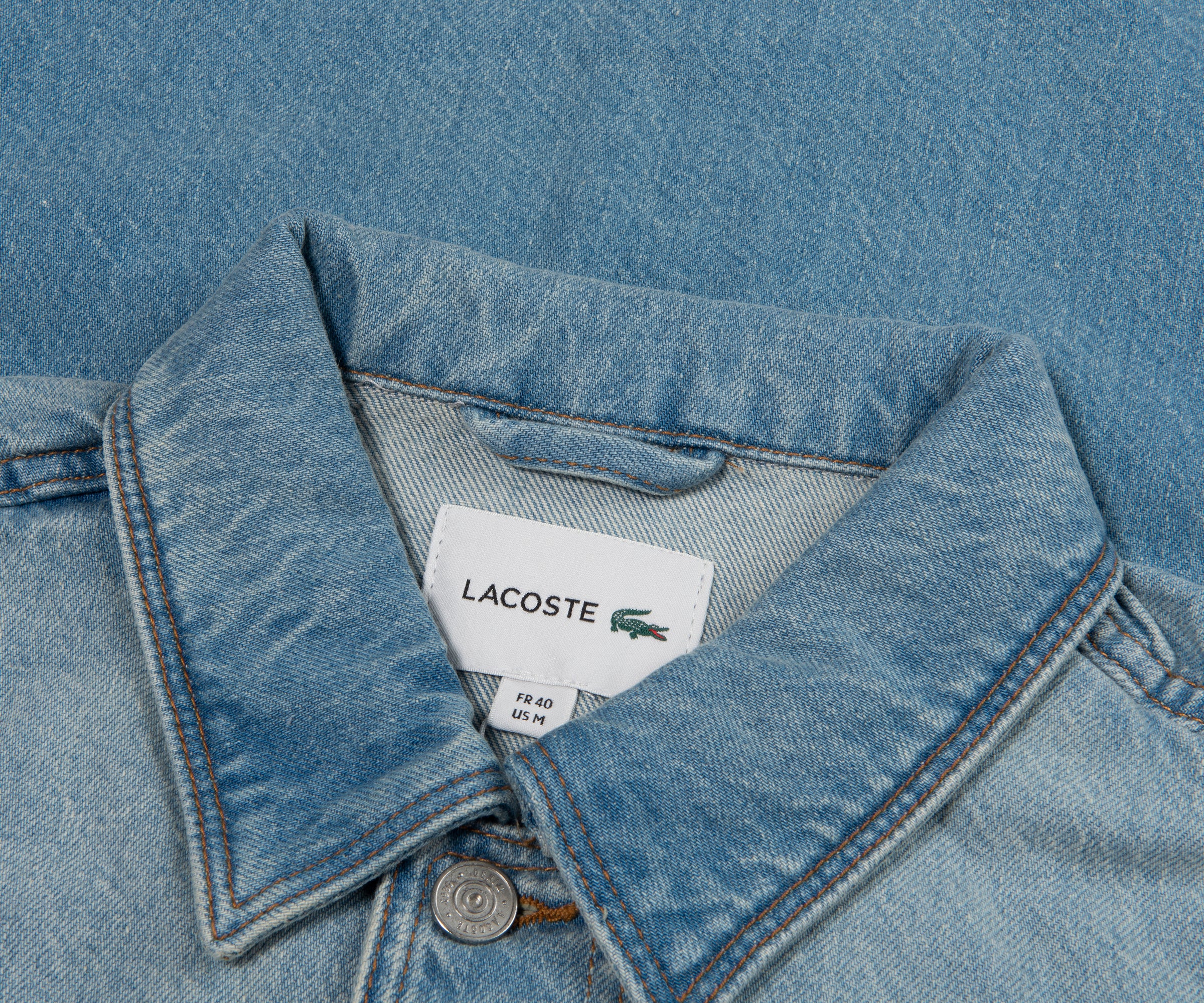Lacoste Heavy Denim Overshirt - Image 2