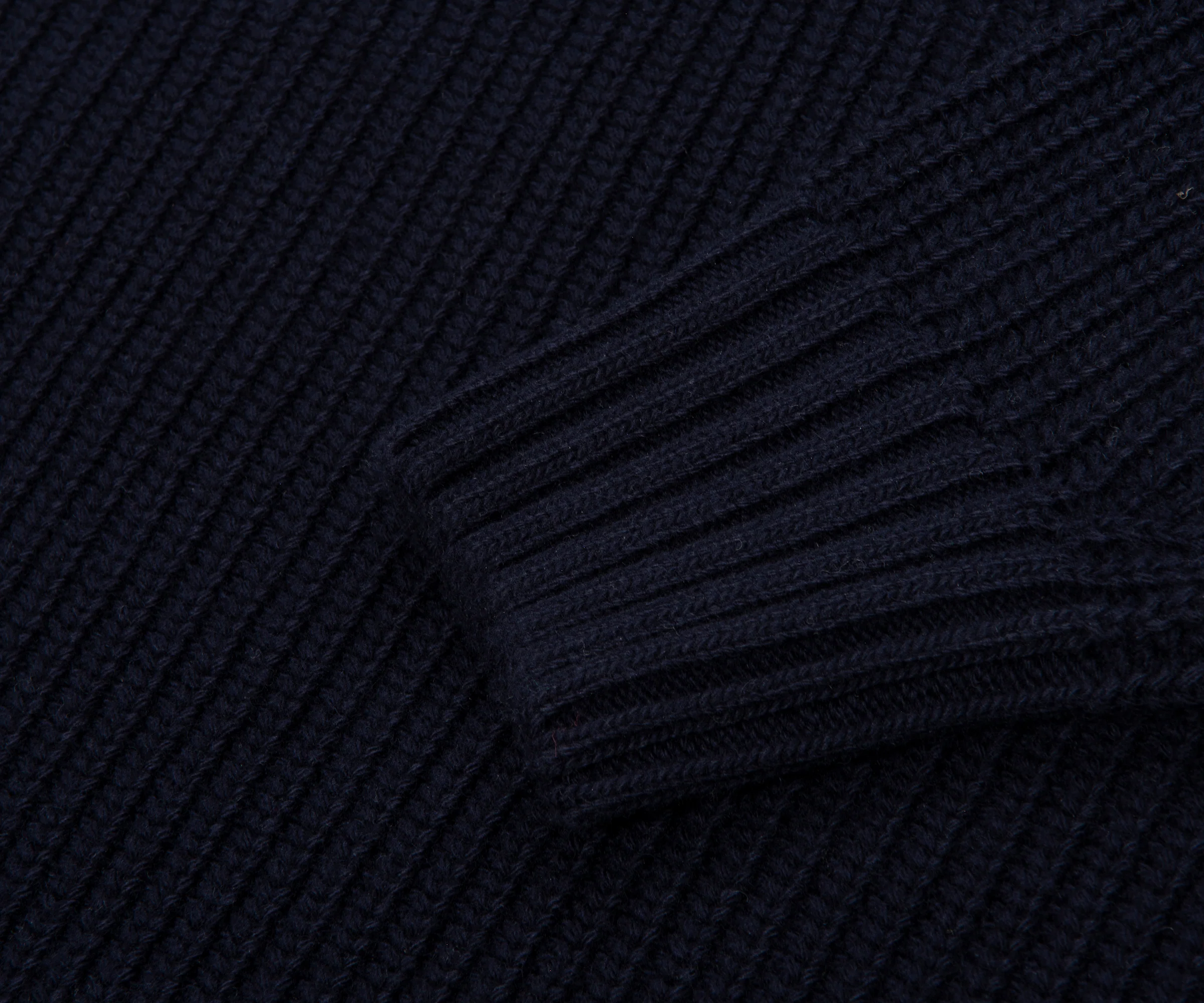Lacoste Navy Carded Wool 1/4 Zip Sweater - Image 5