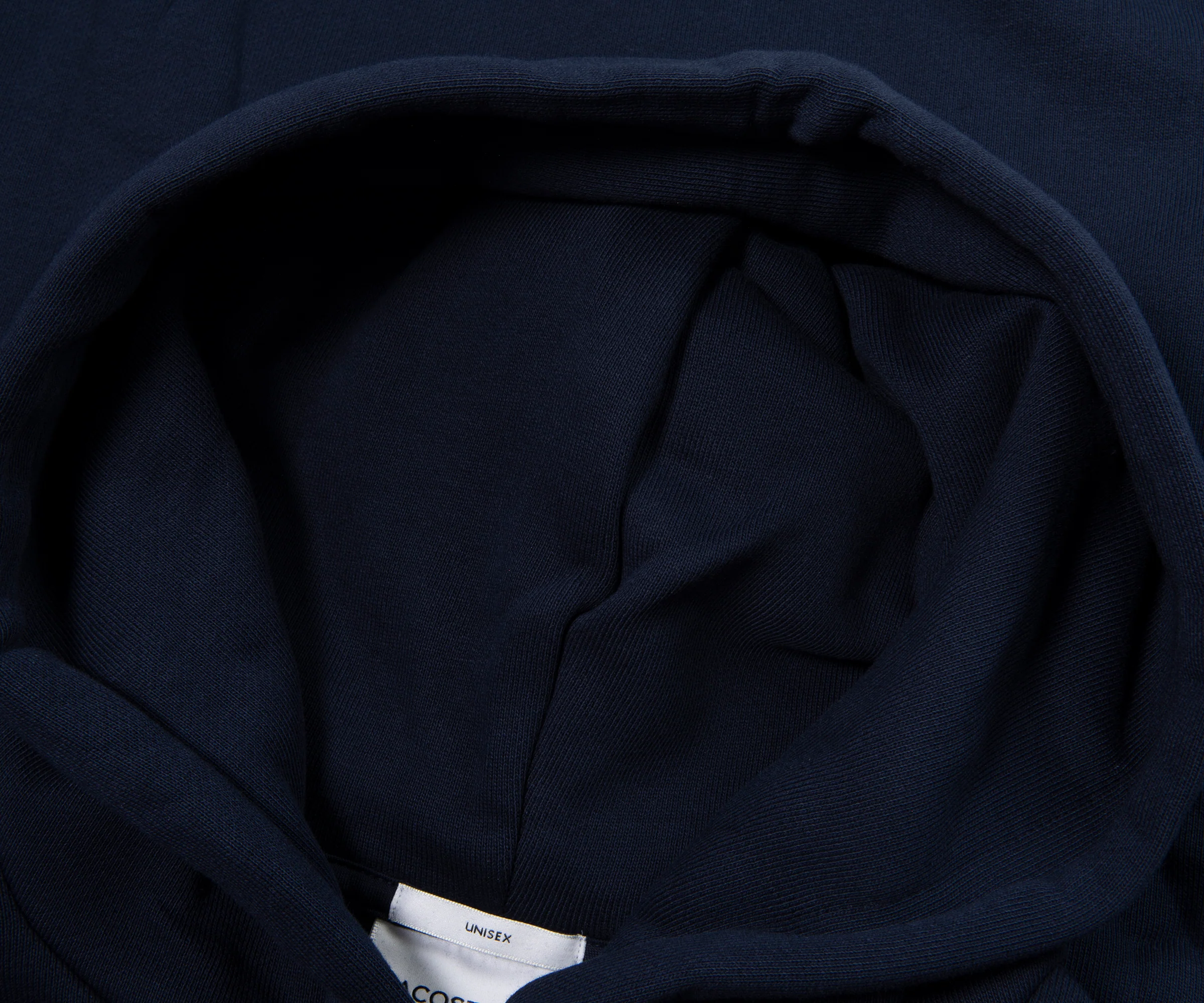 Lacoste Navy Heavy Fleece Hoodie - Image 2