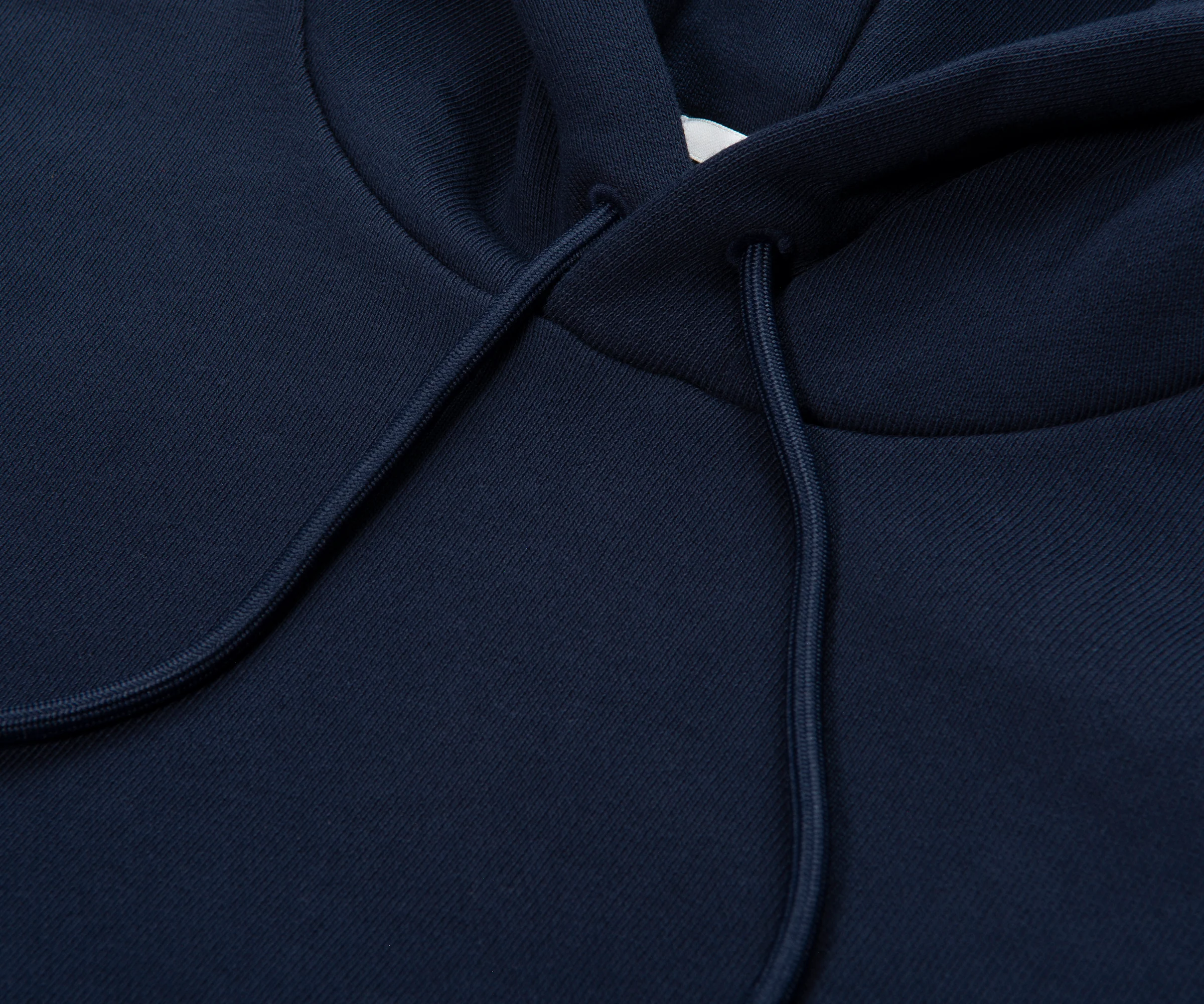 Lacoste Navy Heavy Fleece Hoodie - Image 3