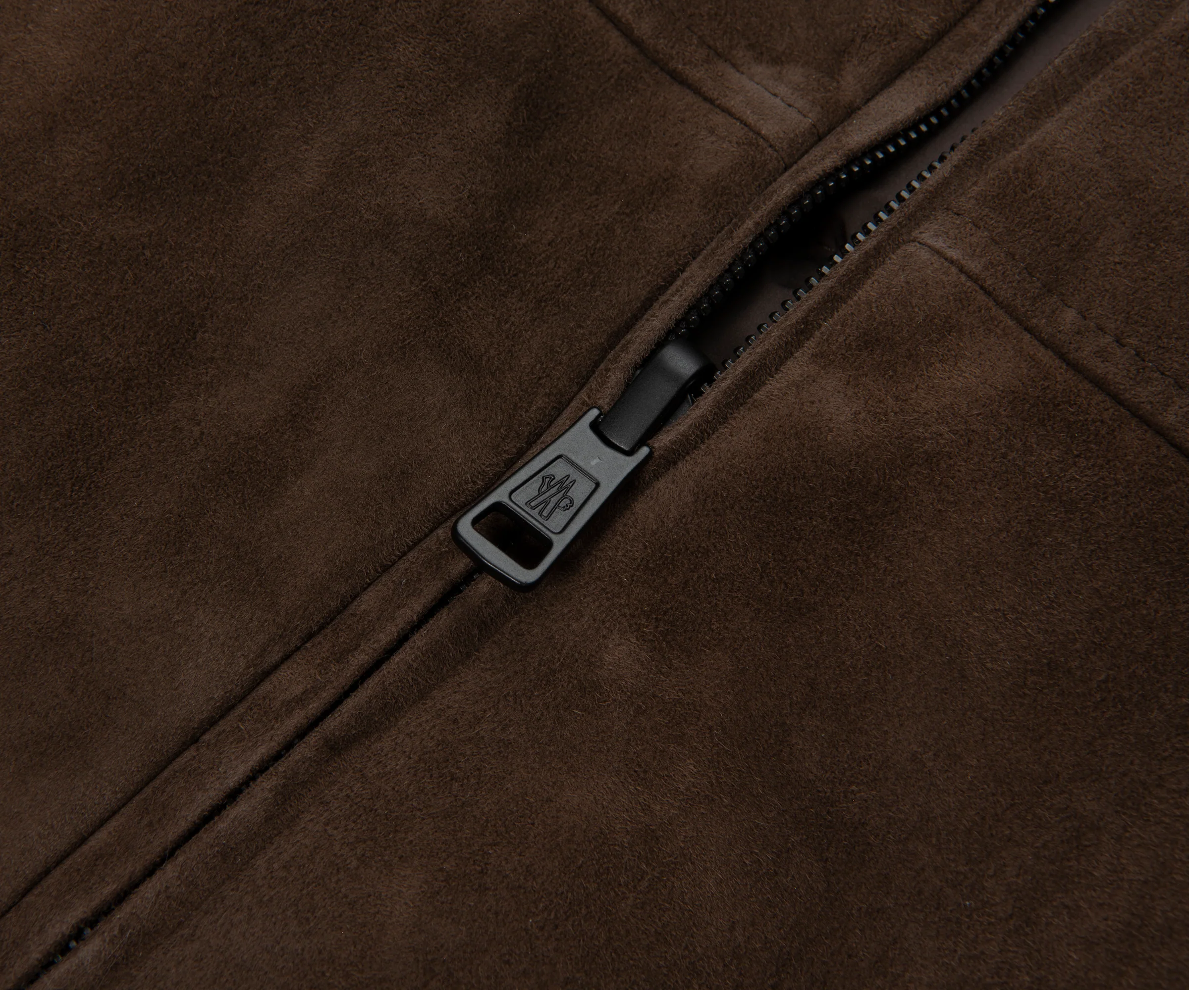 Moncler Brown Cernay Suede Reversible Jacket - Image 3