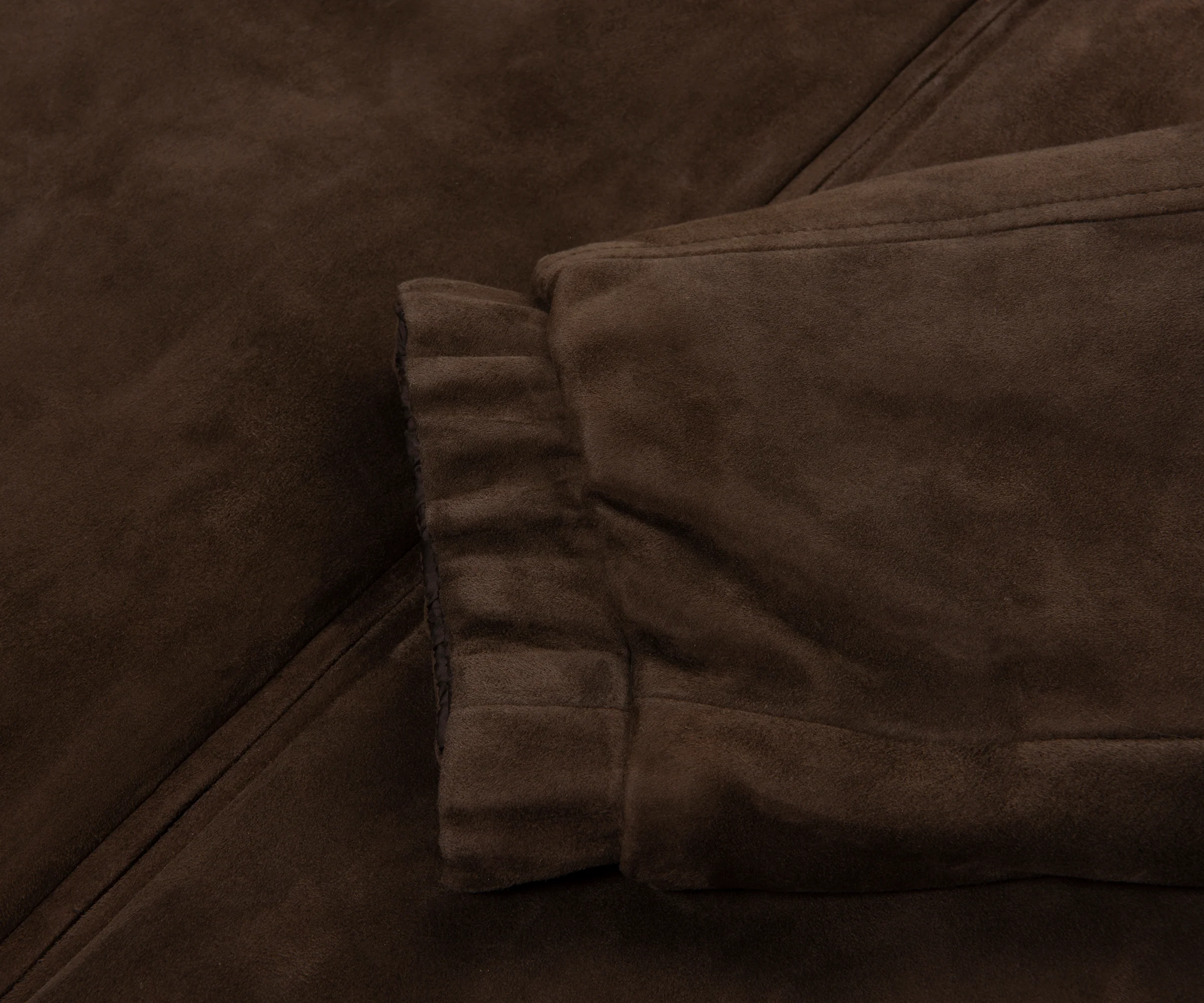 Moncler Brown Cernay Suede Reversible Jacket - Image 7