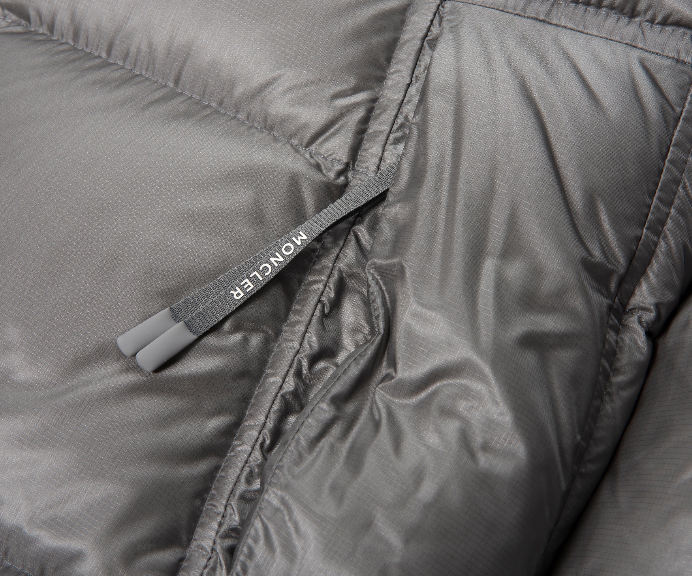 Moncler Couyere Silver Hooded Puffer Jacket - Image 4