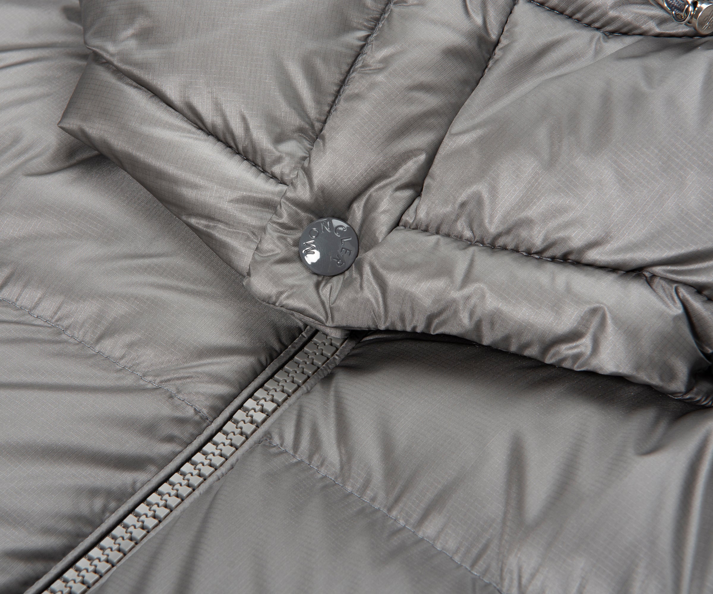 Moncler Couyere Silver Hooded Puffer Jacket - Image 5