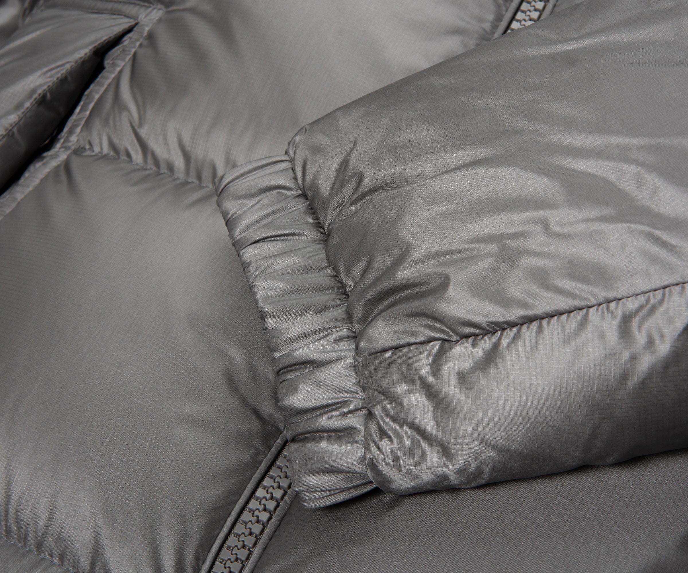 Moncler Couyere Silver Hooded Puffer Jacket - Image 6
