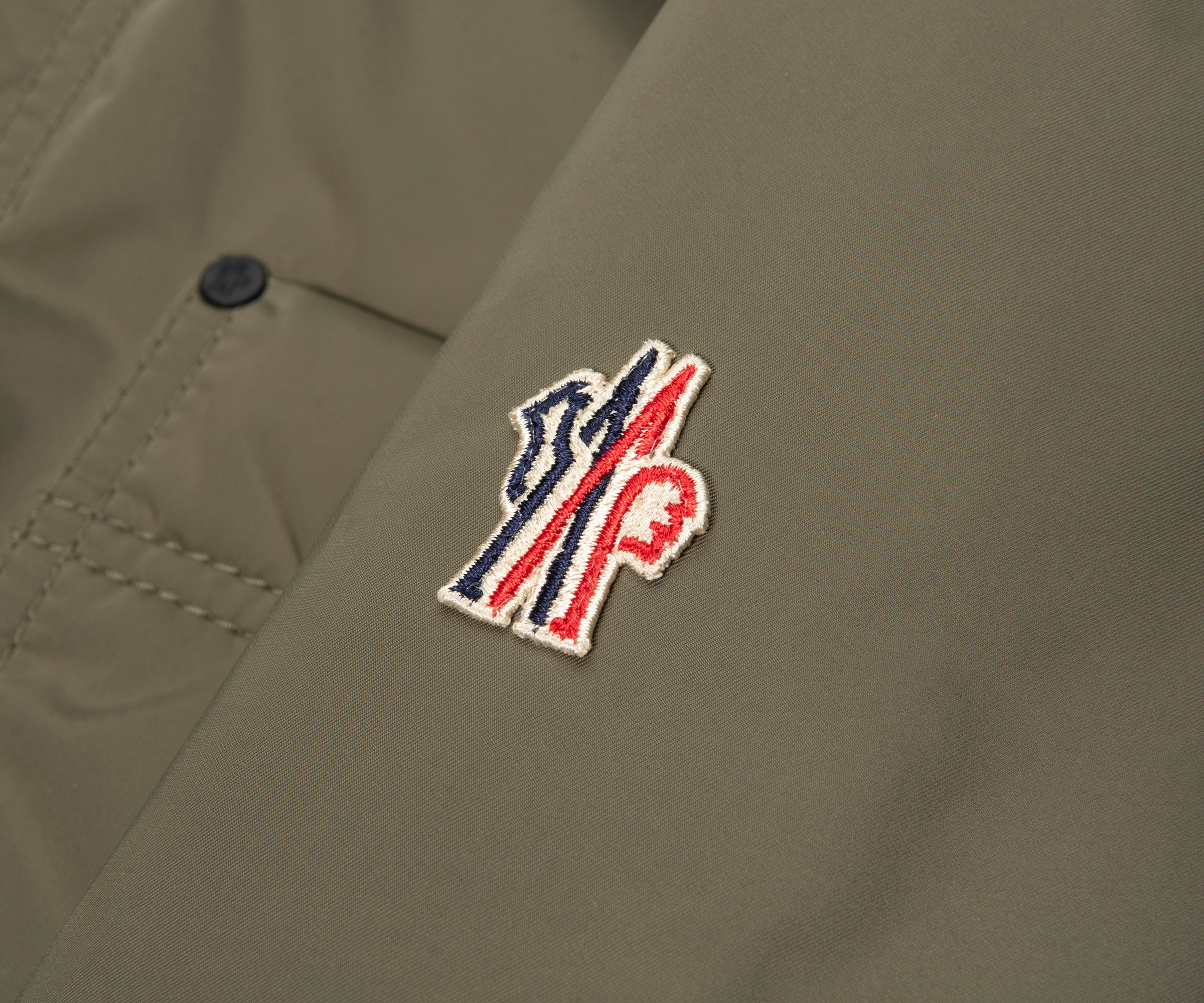Moncler Grenoble Green Waterton Down Field Jacket - Image 4