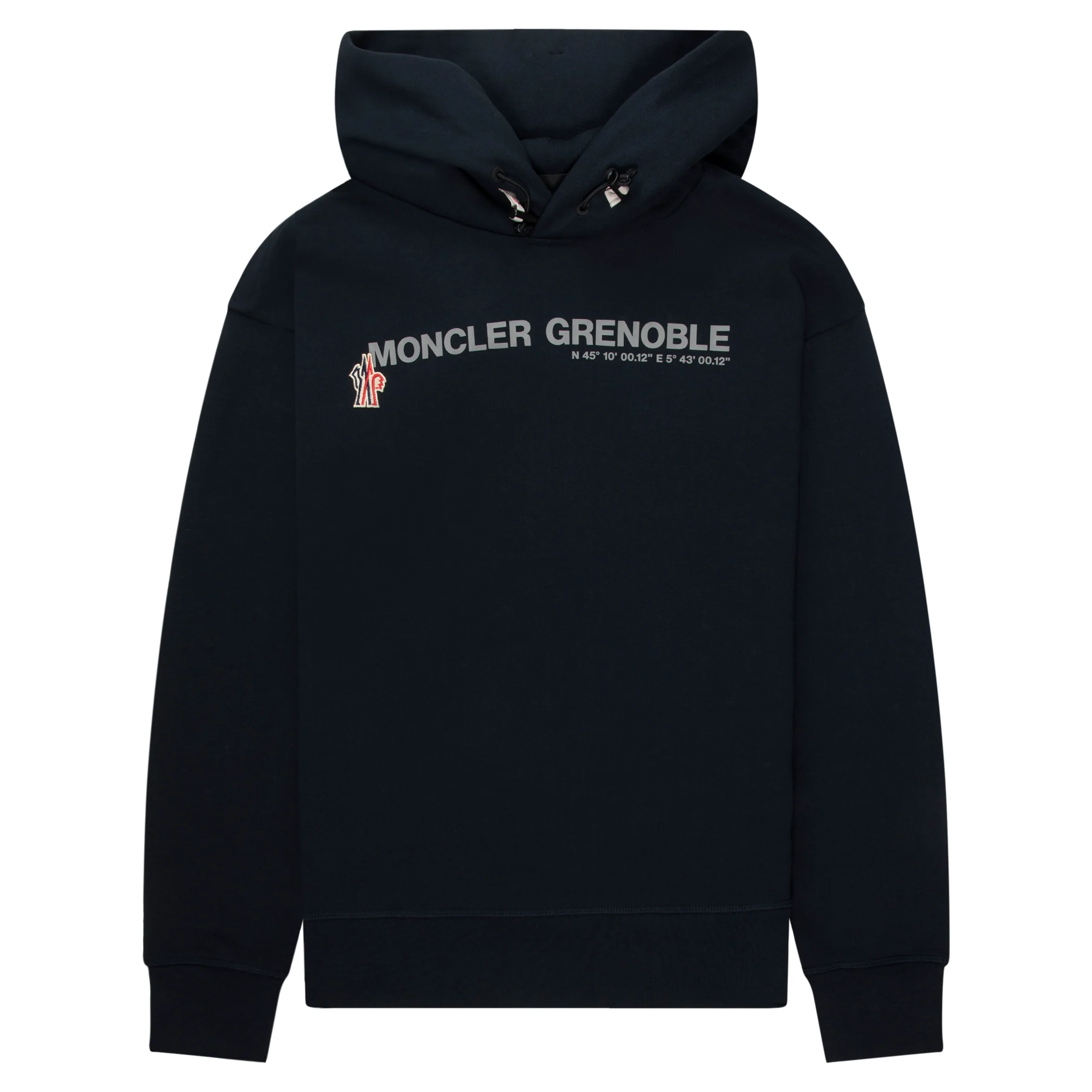 Moncler Grenoble Navy Cappuccio Logo Hoodie