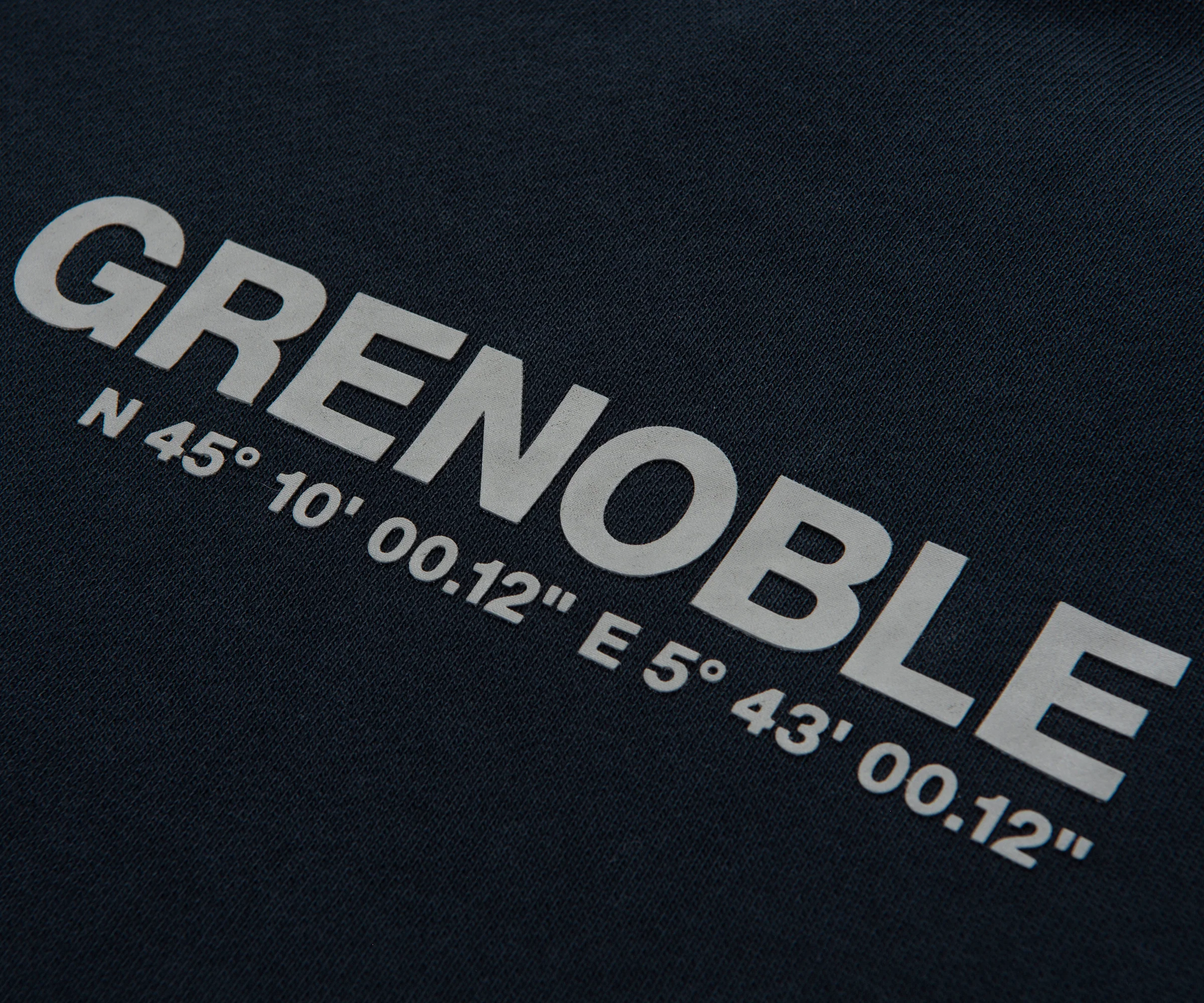 Moncler Grenoble Navy Cappuccio Logo Hoodie - Image 3