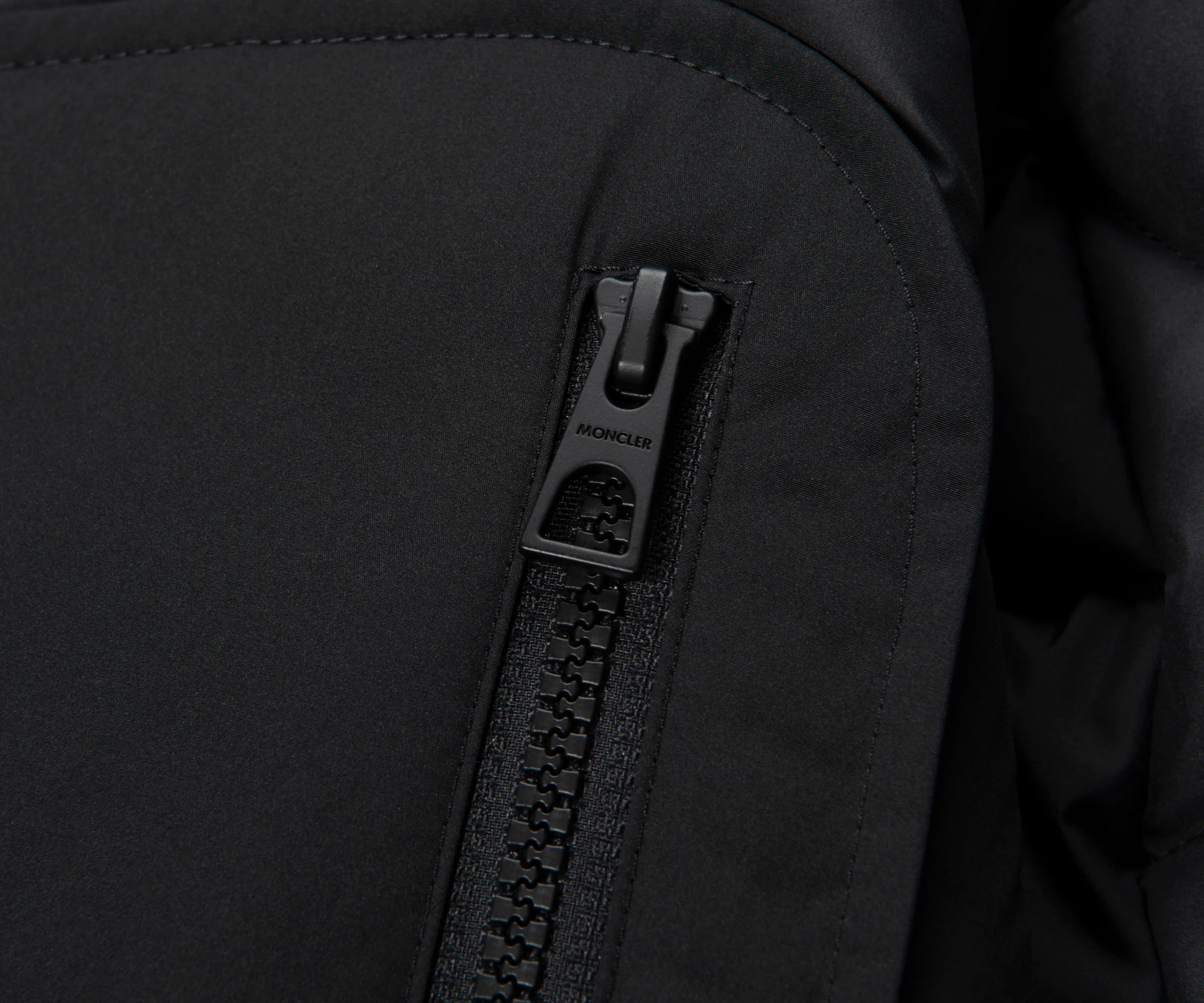 Moncler Lemnos Black Quilted Bomber Jacket - Image 5