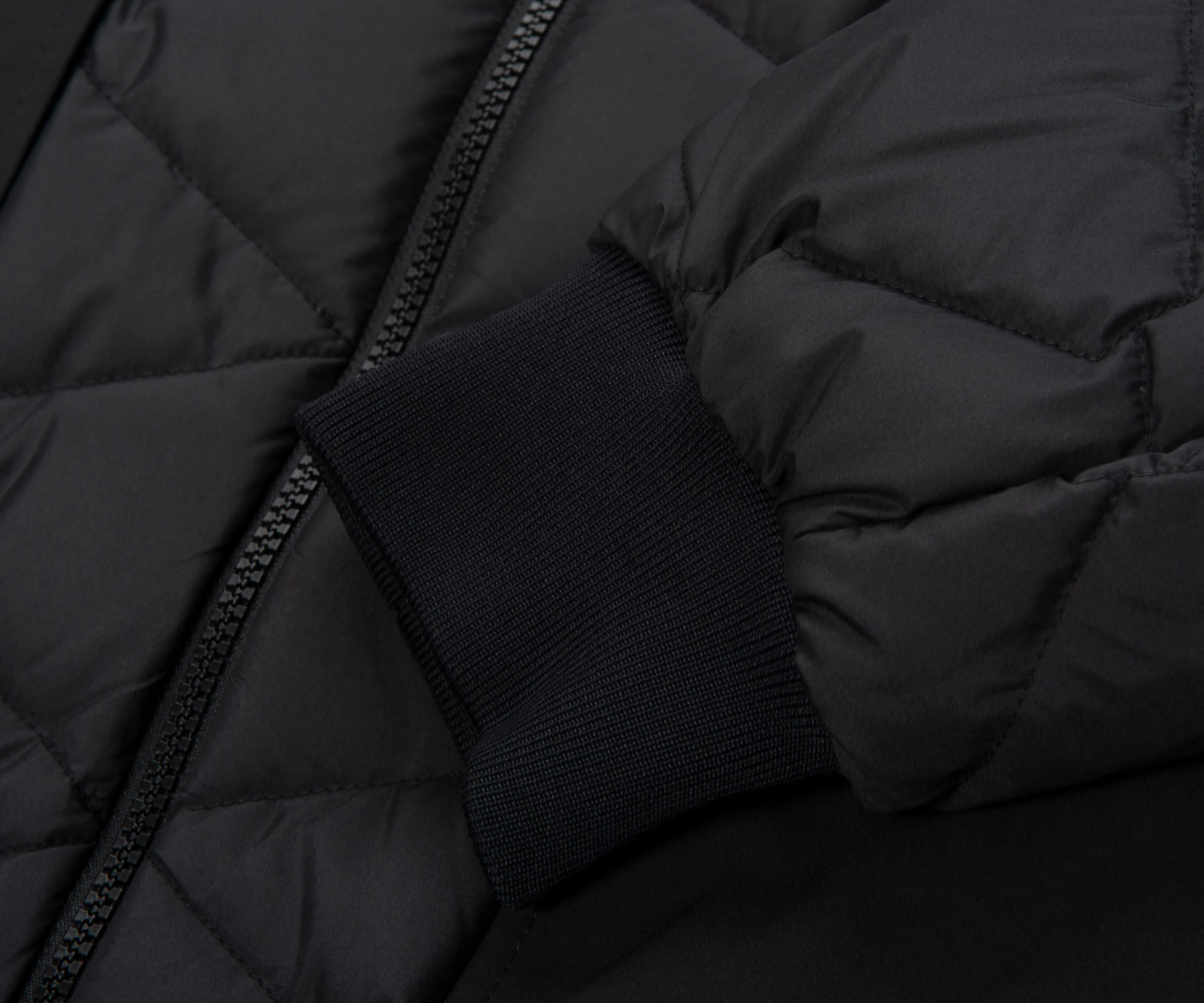Moncler Lemnos Black Quilted Bomber Jacket - Image 6