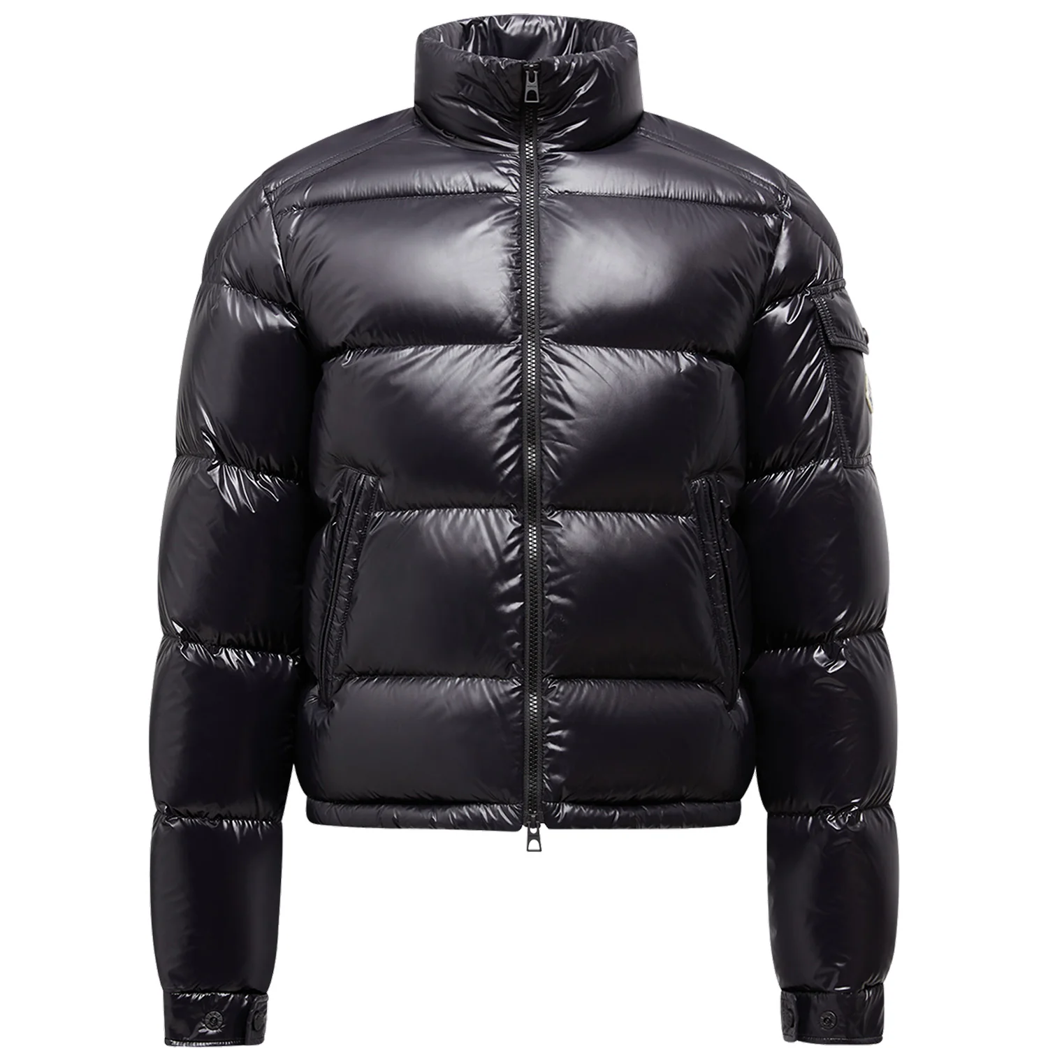 Moncler Levitha Navy Short Down Jacket