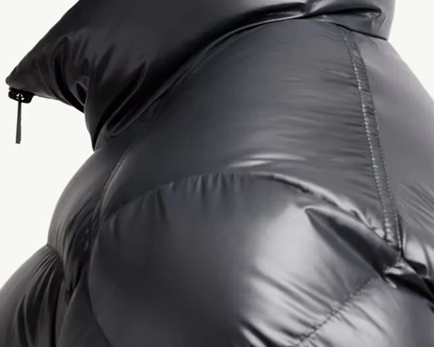Moncler Levitha Navy Short Down Jacket - Image 3