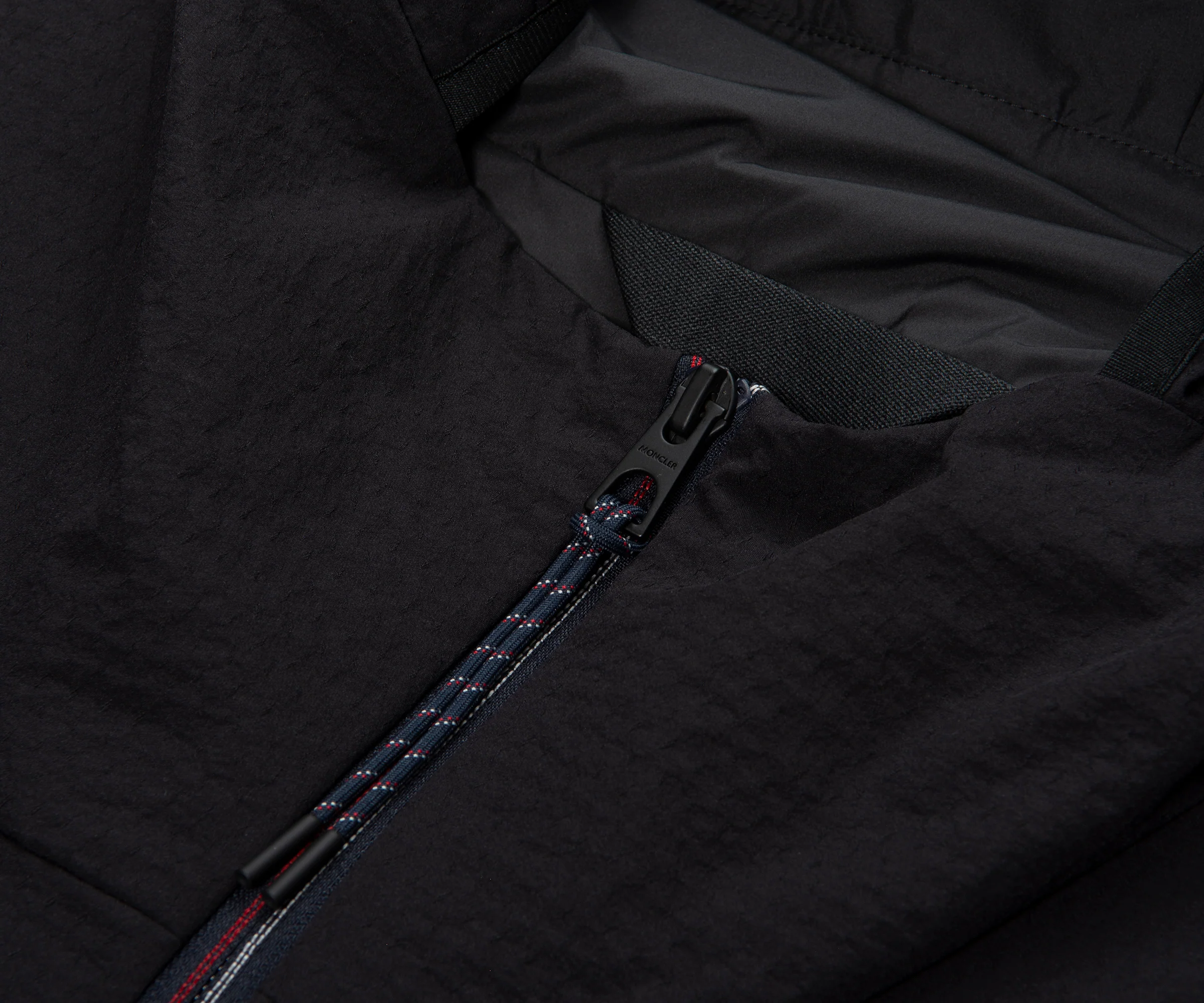 Moncler Naxos Black Textured Light Weight jacket - Image 2