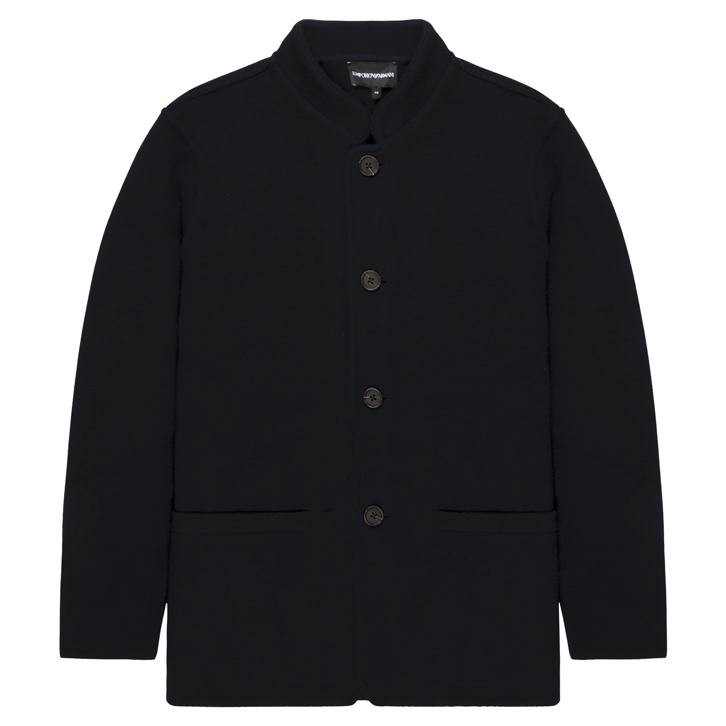 Emporio Armani Navy Knit Jacket
