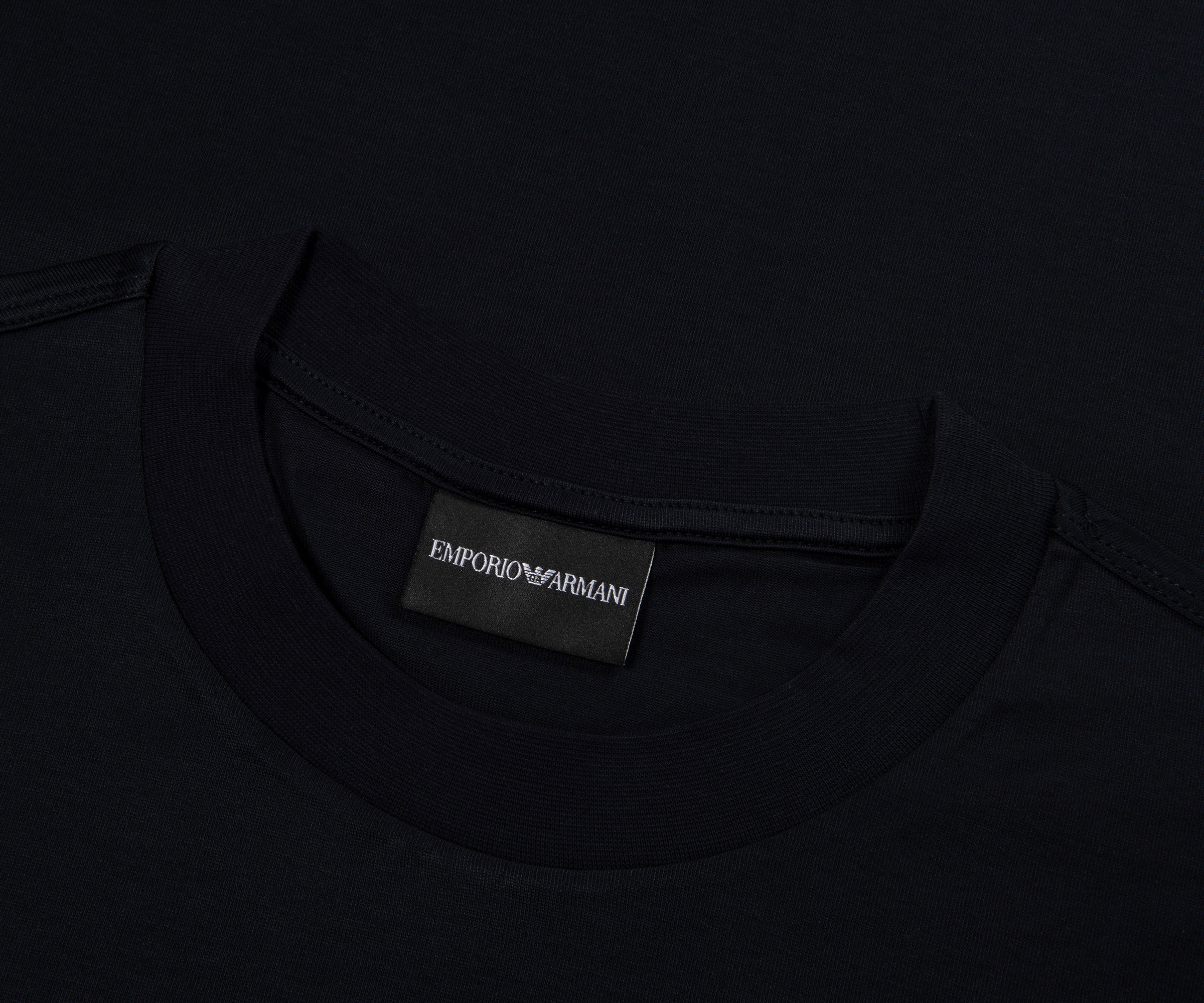 Emporio Armani Navy Travel T-Shirt - Image 2