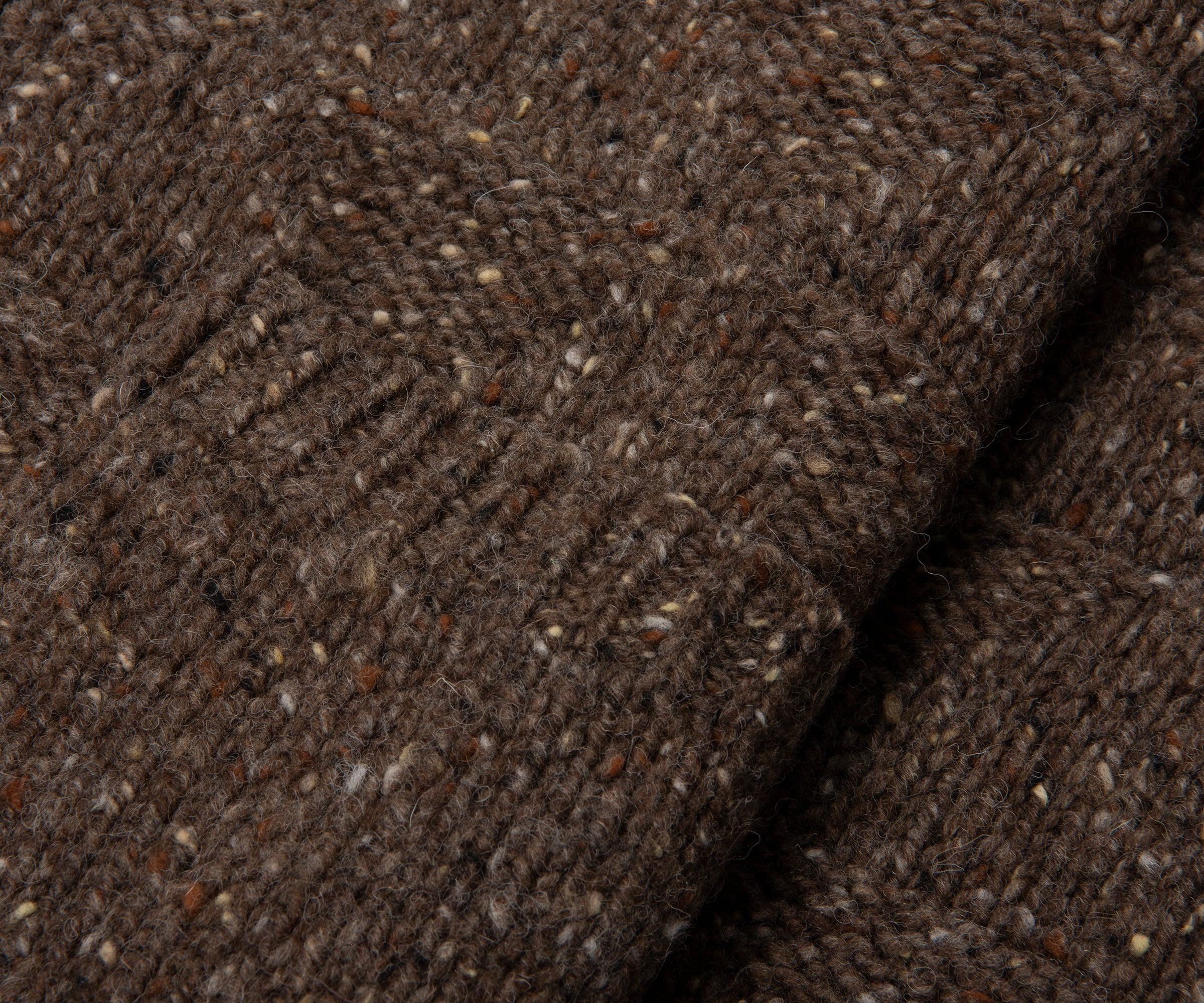 Norse Projects Brown Erik Donegal Diamond Jacket - Image 4