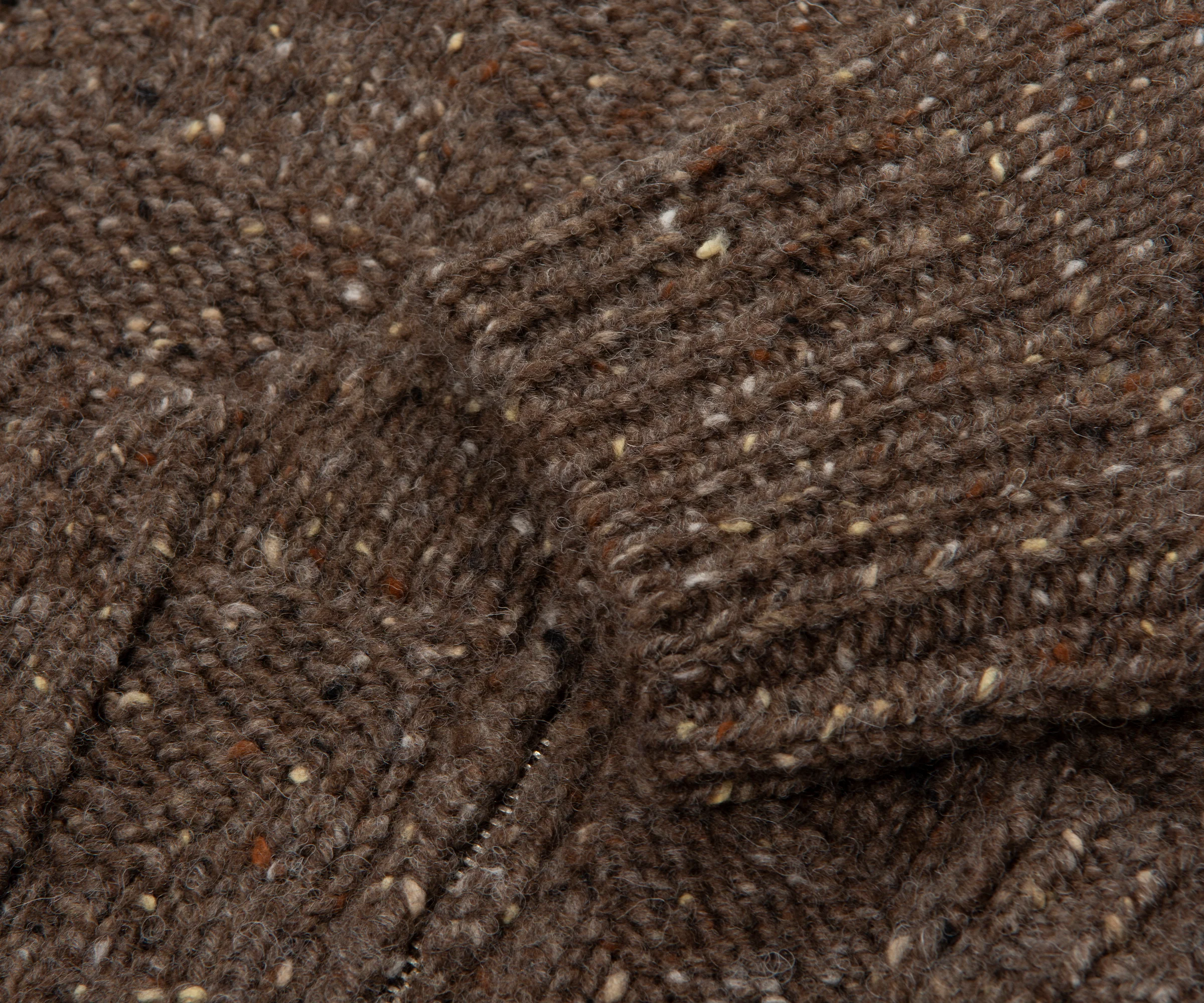 Norse Projects Brown Erik Donegal Diamond Jacket - Image 5