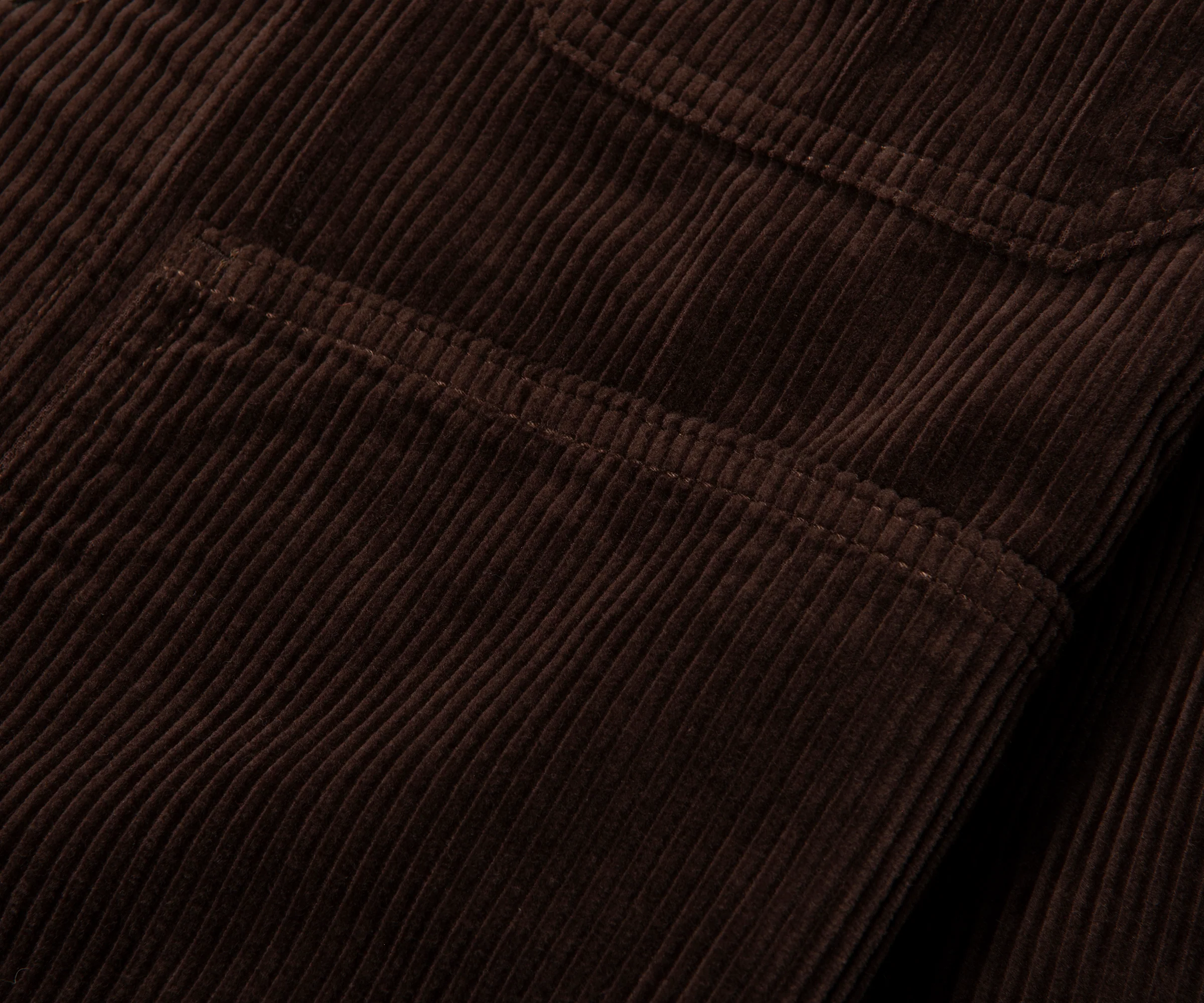Norse Projects Chocolate Folk Wide Corduroy Chore Jacket - Image 6