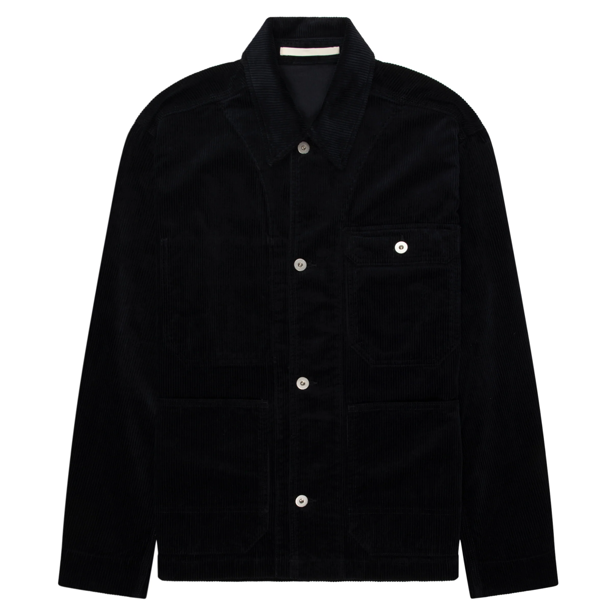 Norse Projects Dark Navy Folk Wide Corduroy Chore Jacket