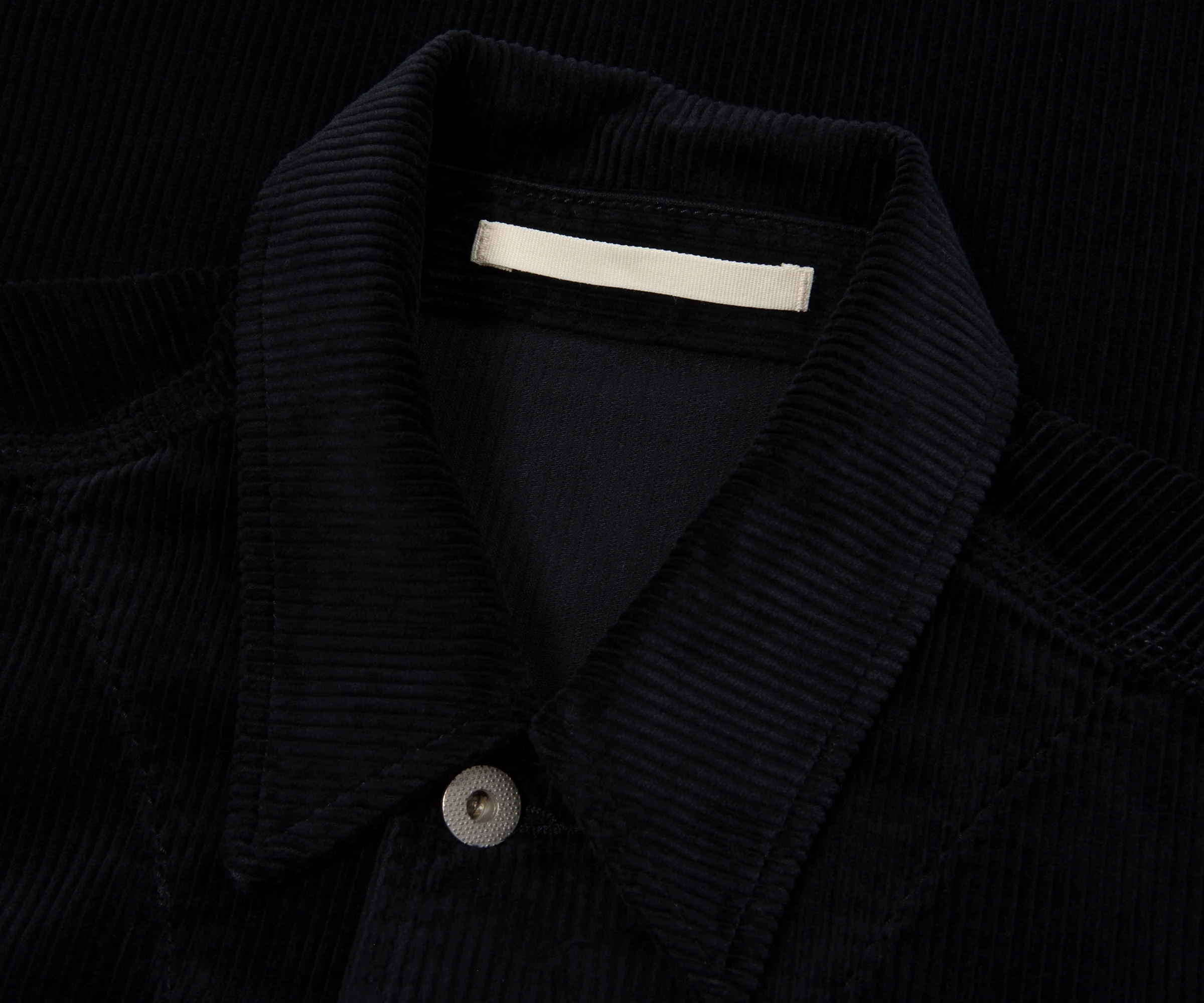 Norse Projects Dark Navy Folk Wide Corduroy Chore Jacket - Image 2