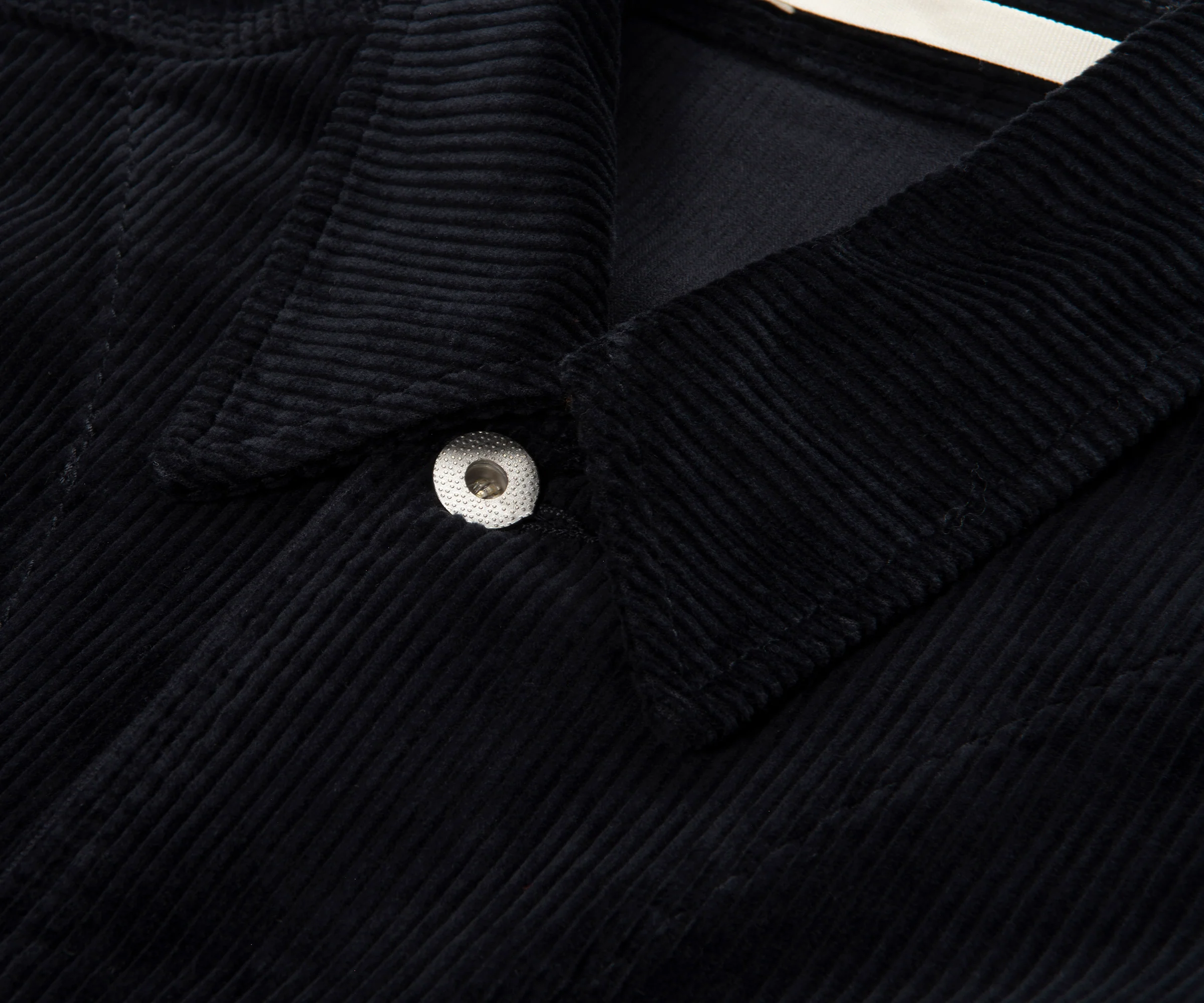 Norse Projects Dark Navy Folk Wide Corduroy Chore Jacket - Image 3