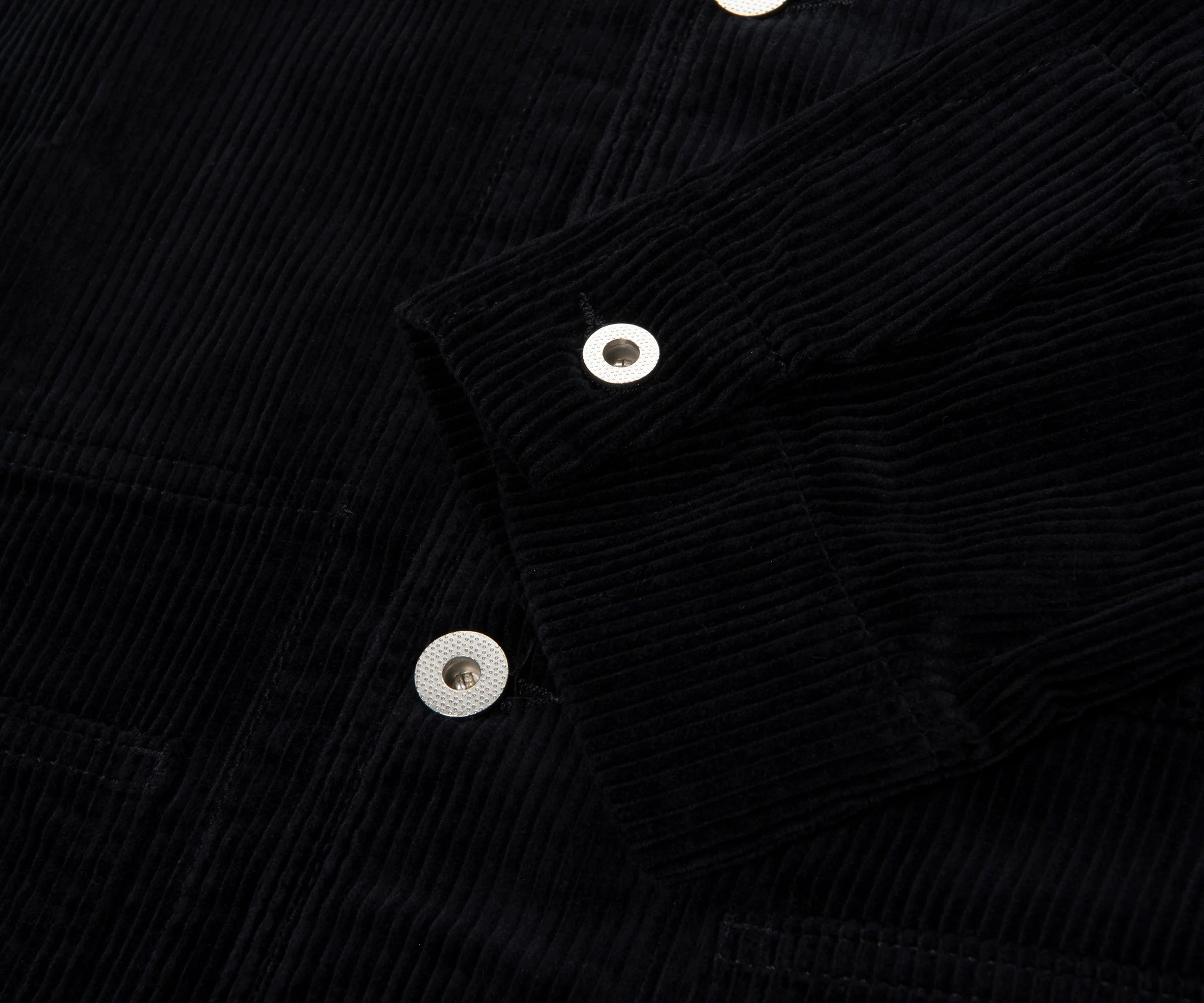 Norse Projects Dark Navy Folk Wide Corduroy Chore Jacket - Image 4