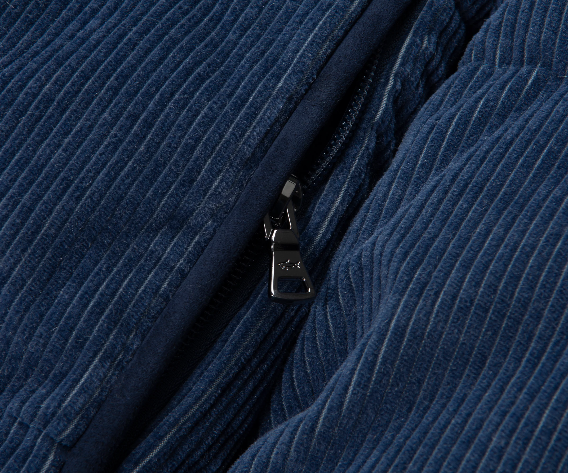 Paul & Shark Blue Cord Down Jacket - Image 3